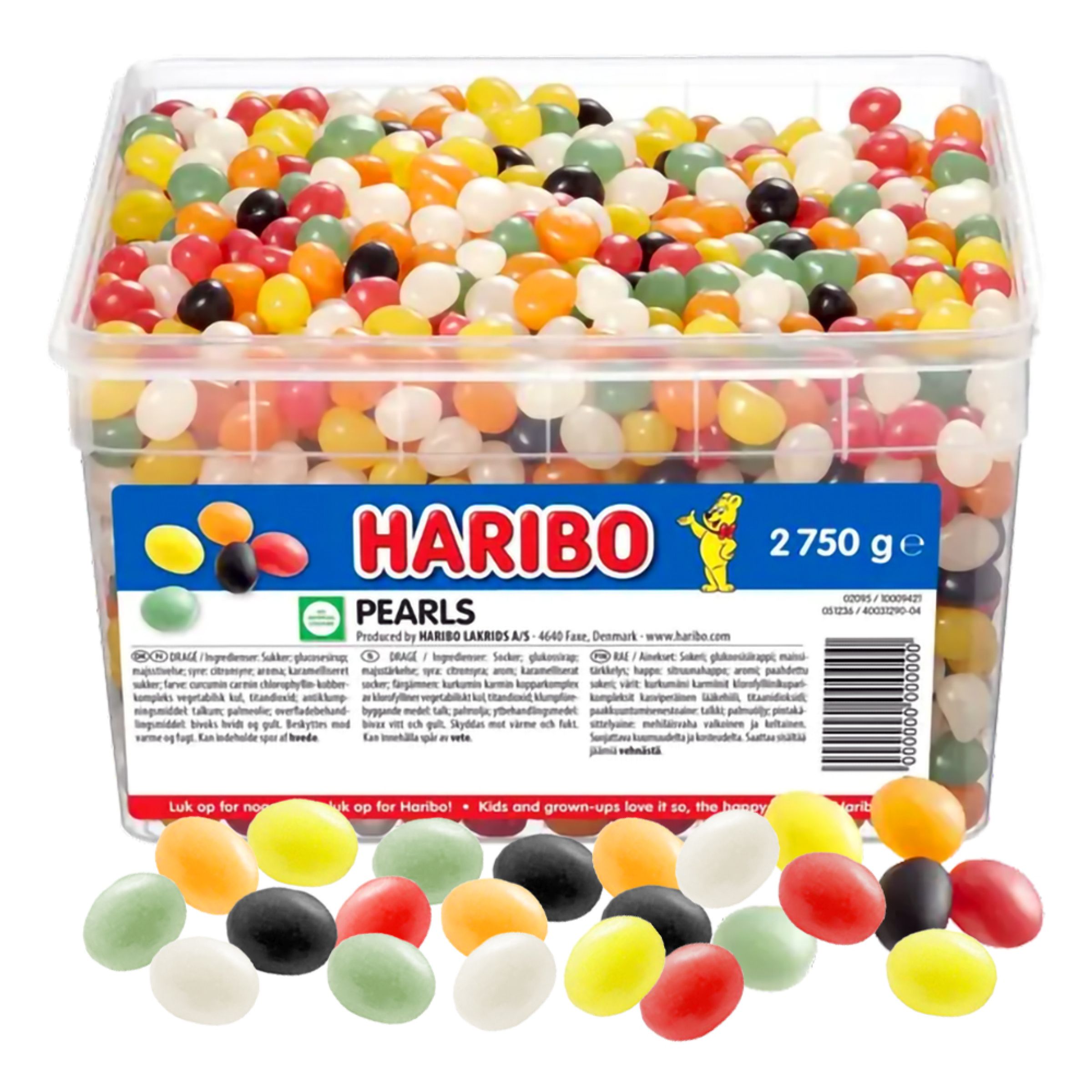 Haribo Pearls Økonomipakke - 2,75 kg