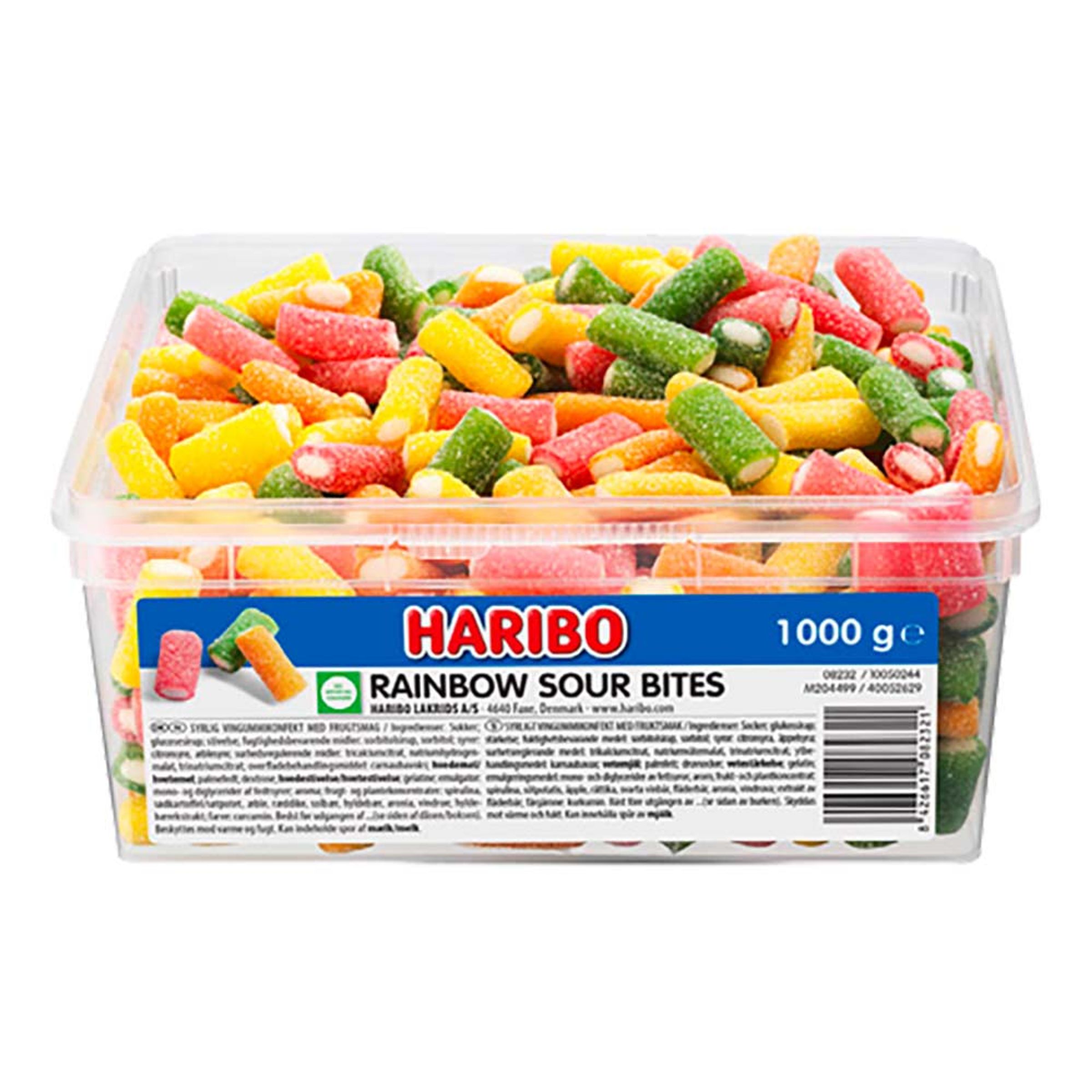 Haribo Rainbow Sour Bites Storpack - 1 kg
