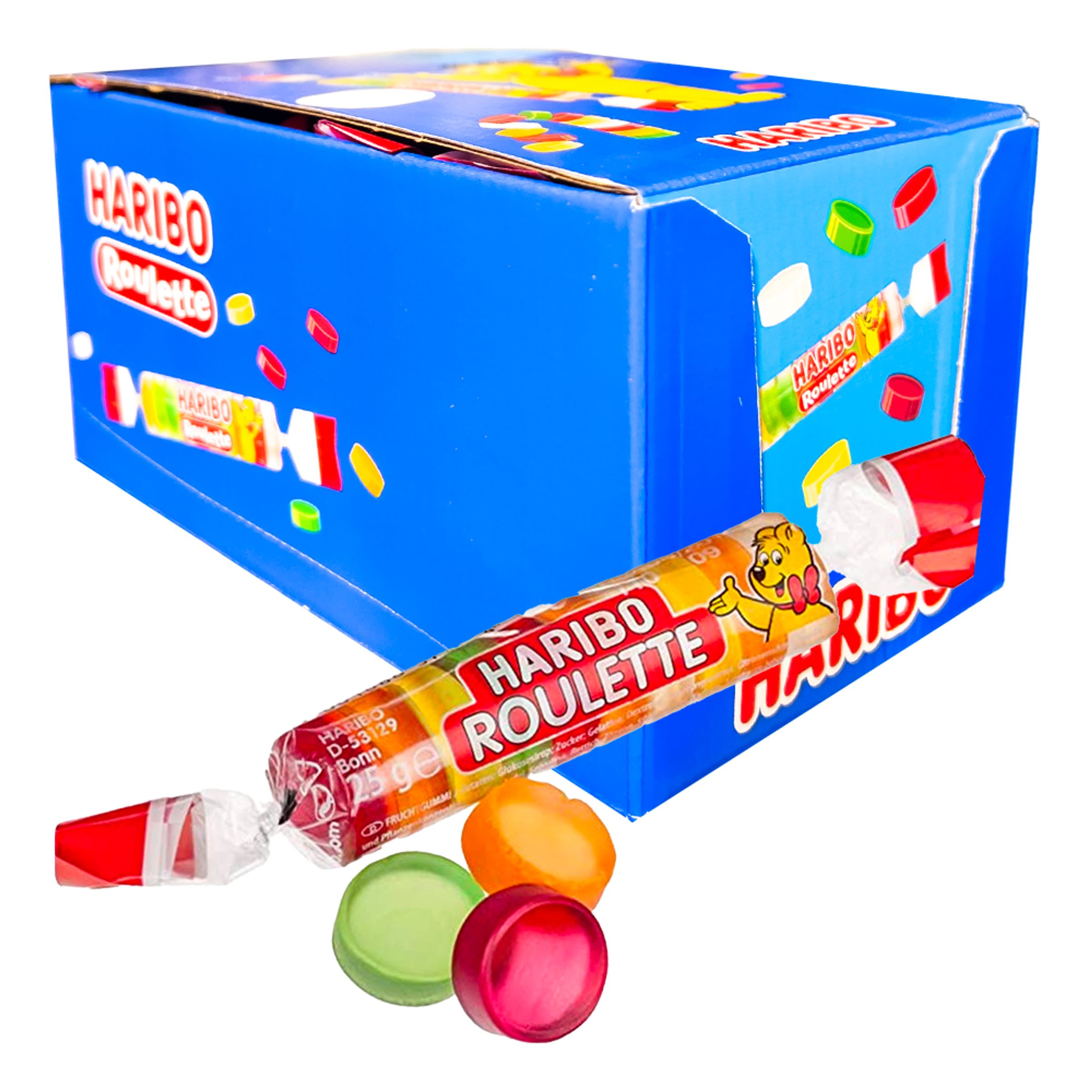 Haribo Roulette Fruit Storpack - 1,25 kg | Hem//Godis & Läsk//Godis//Retrogodis | PartyOutlet