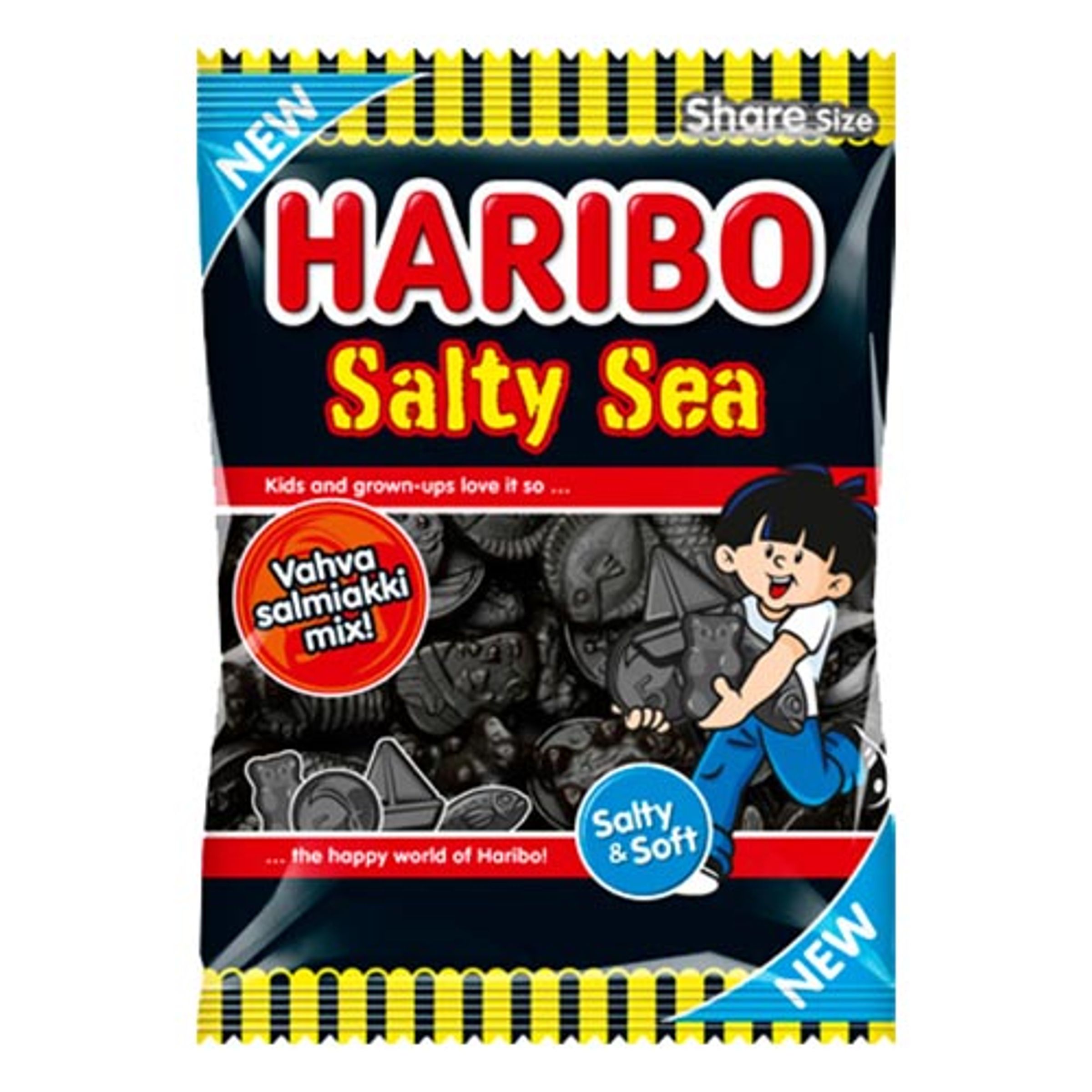 Läs mer om Haribo Salty Sea Påse - 170 gram