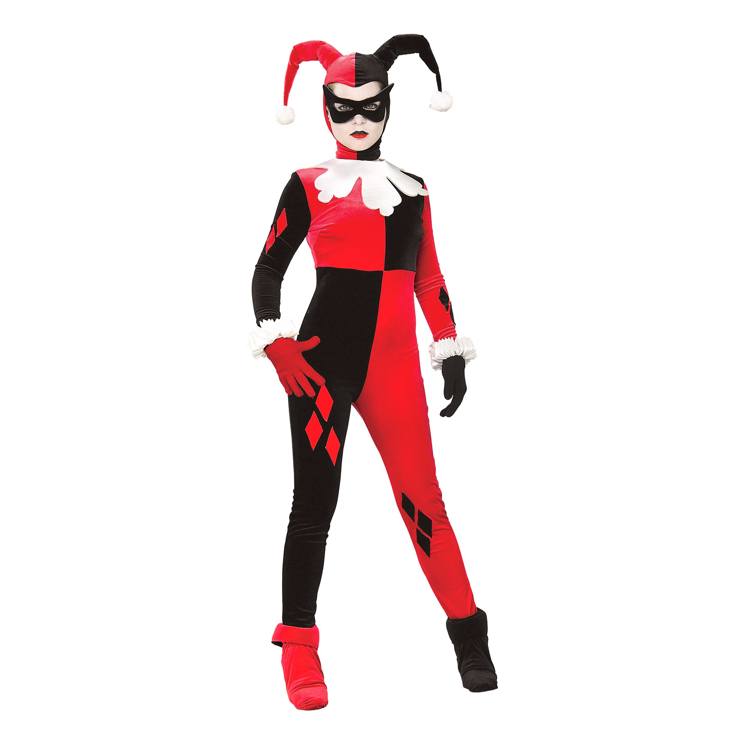 Harley Quinn Classic Deluxe Maskeraddräkt - Small | Hem - Maskerad - Maskeraddräkter - Damdräkter | Maskeradspecialisten