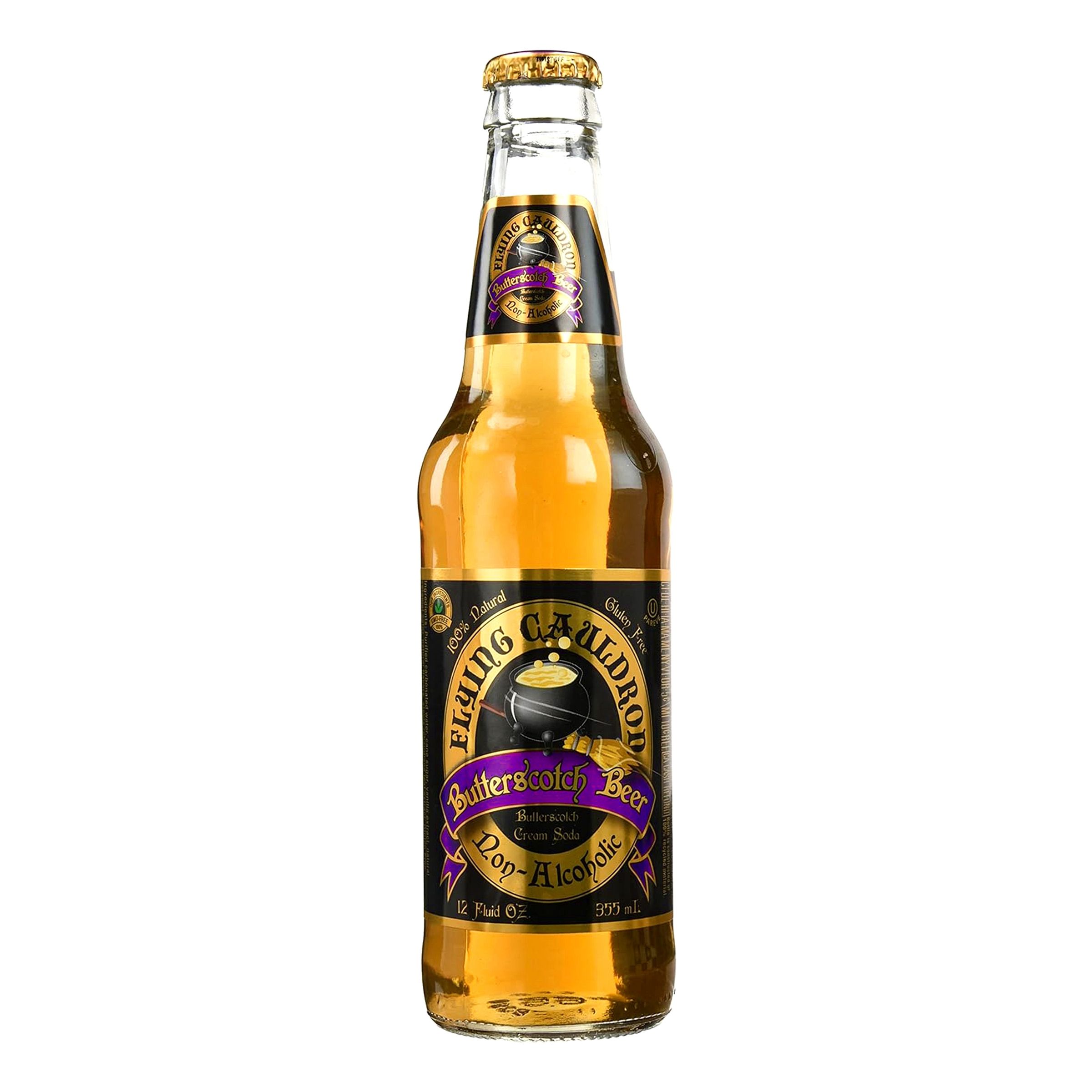 Läs mer om Harry Potter Flying Cauldron Butterscotch Beer - 330 ml
