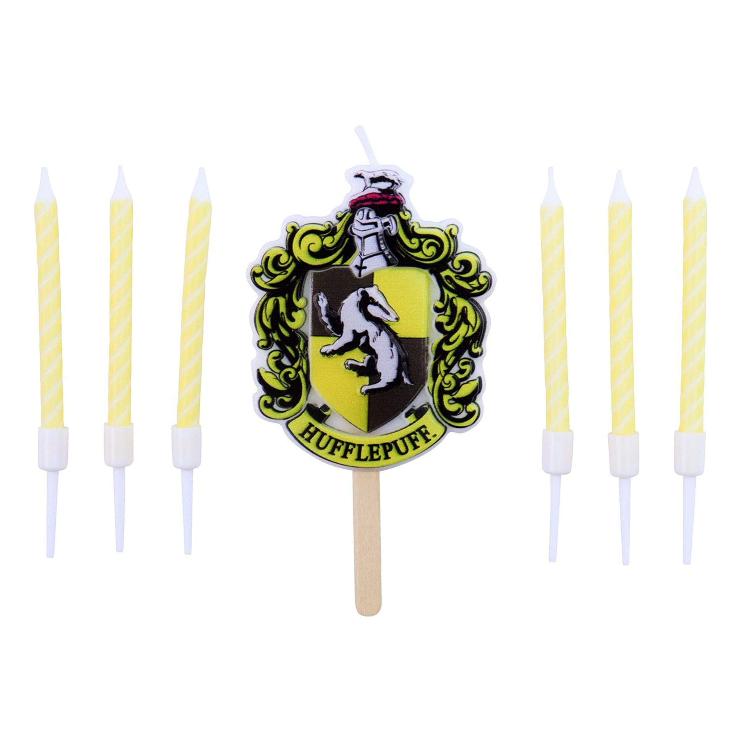 Harry Potter Hufflepuff Tårtljus - 7-pack