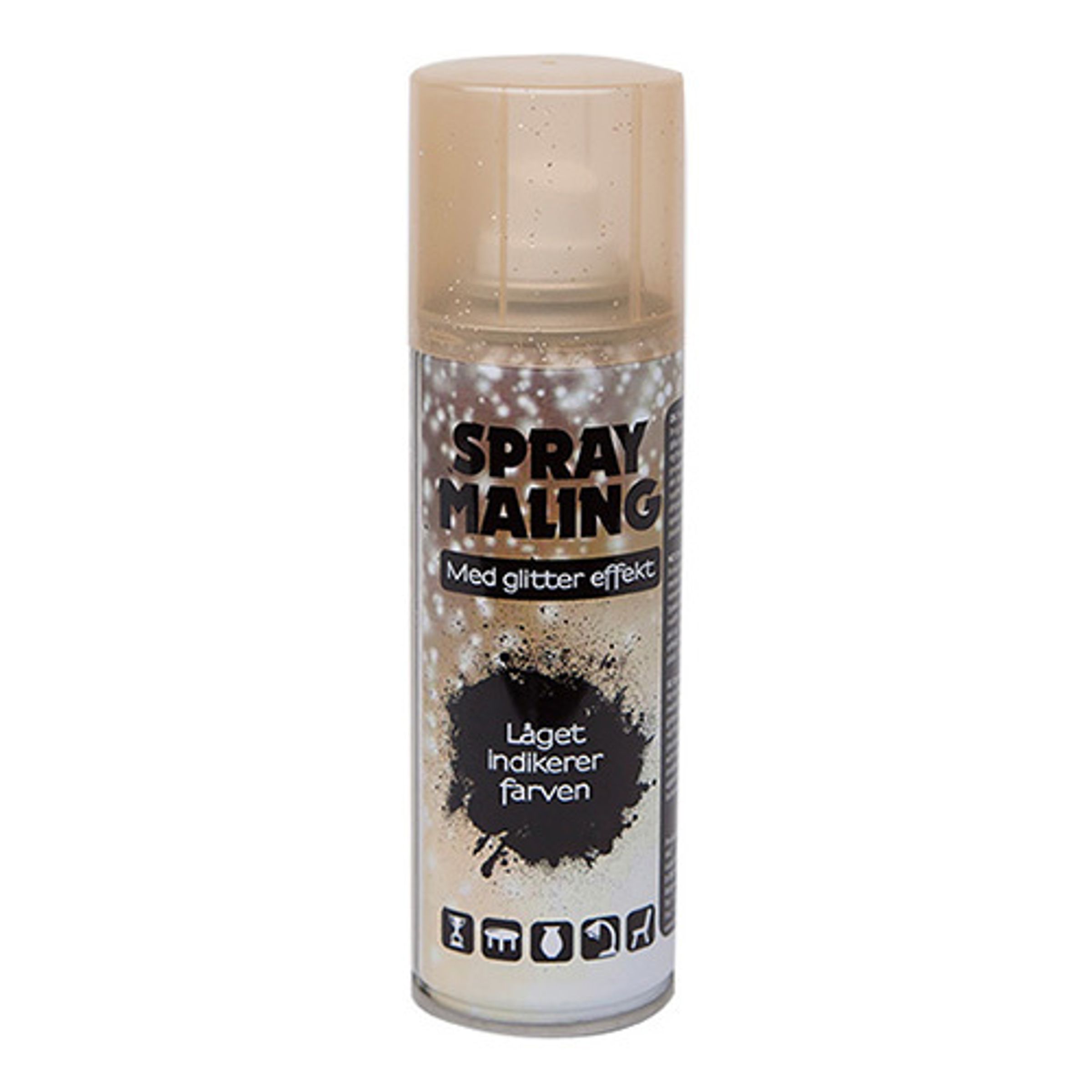 Dekorationsspray Guld Glitter - 125 ml