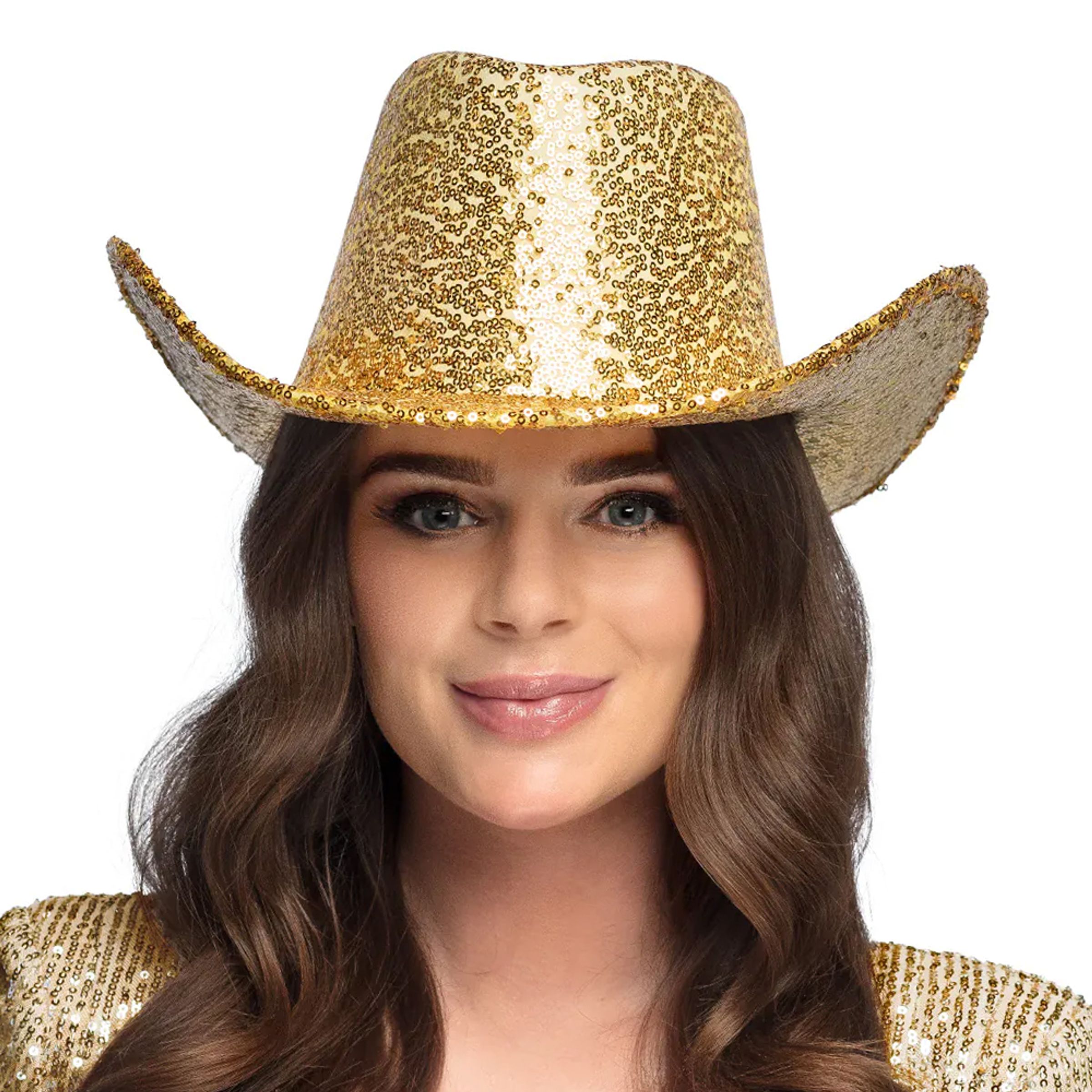 Cowboyhatt Rodeo Guld | Hem//Maskerad//Hattar//Vuxenhattar | PartyOutlet