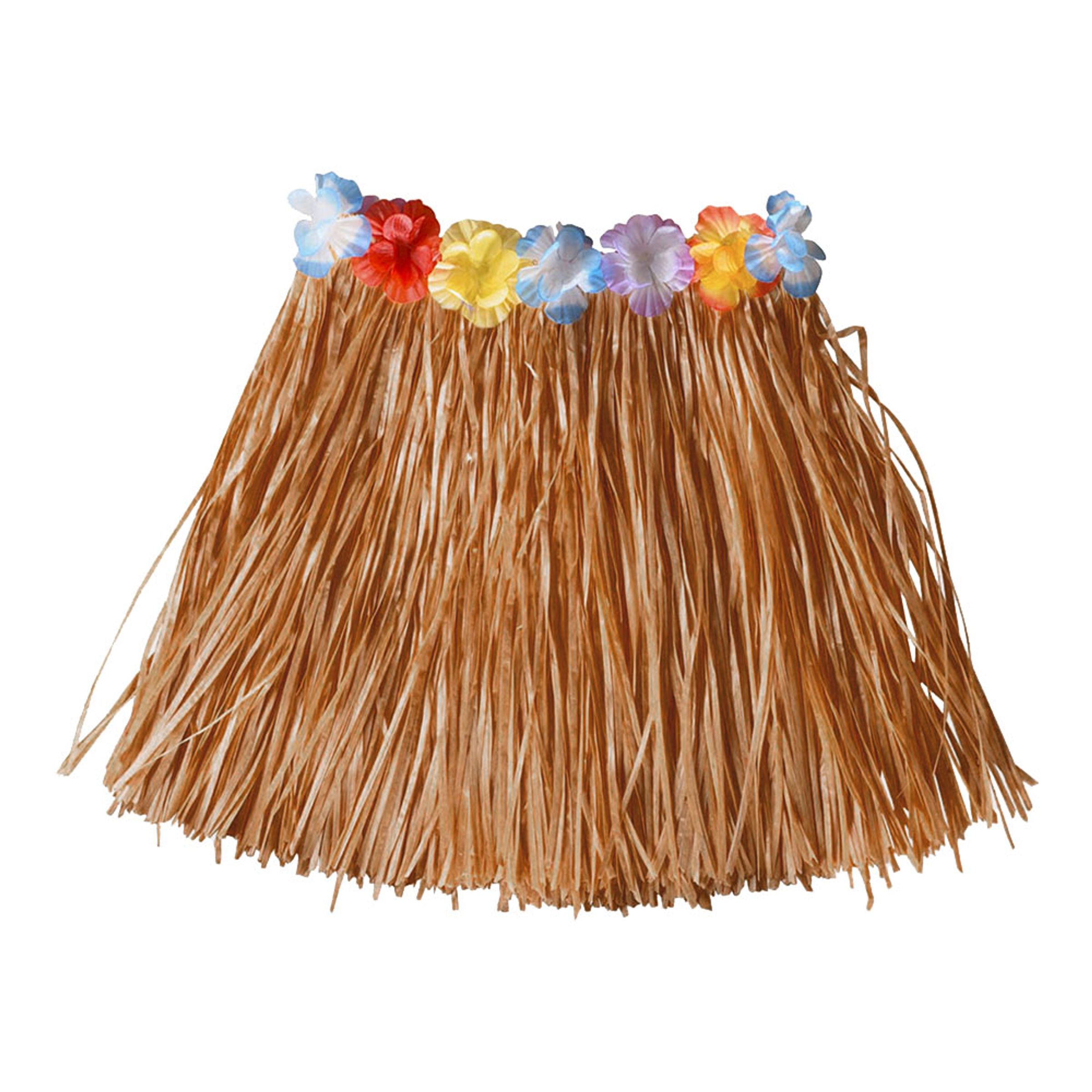 Hawaiikjol Beige med Blommor