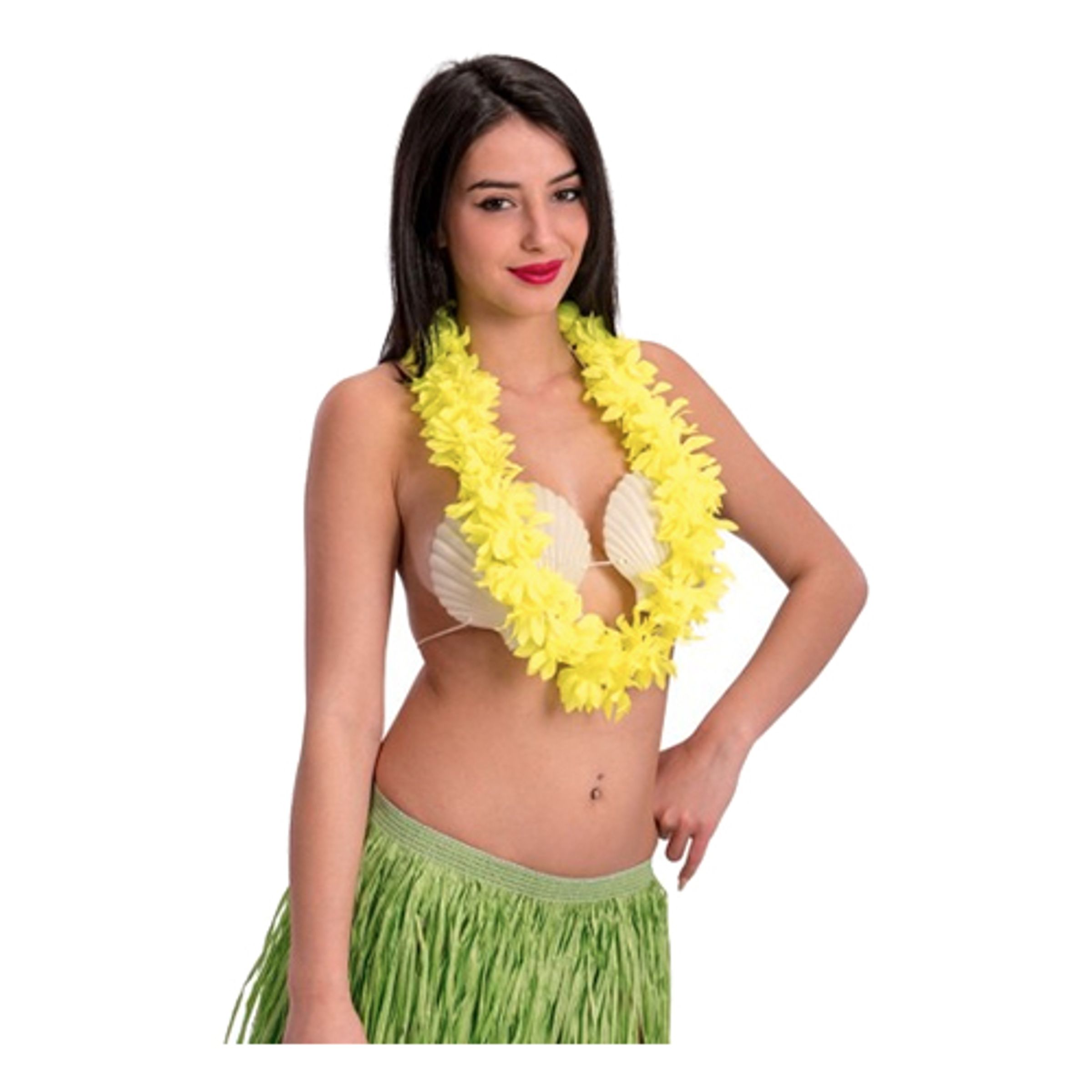 Hawaiikrans UV Neon Gul