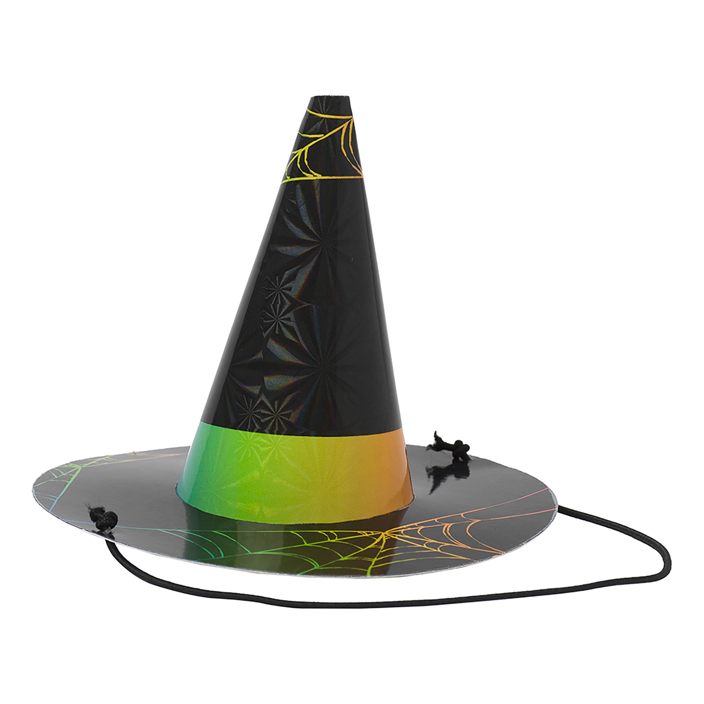 Partyhattar Häxhatt Halloween Neon - 6-pack | Hem - Festartiklar - Kalastillbehör - Partyhattar | Maskeradspecialisten