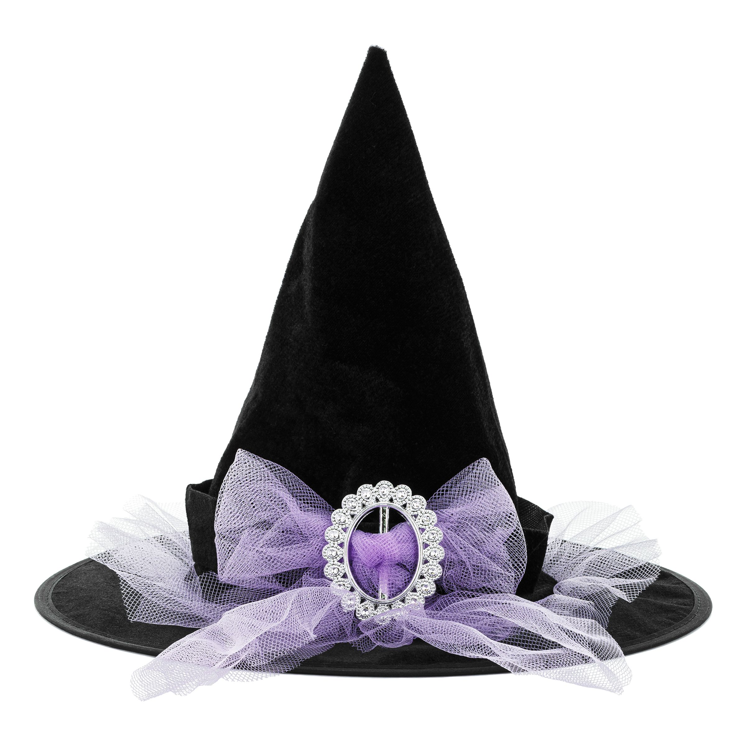 Häxhatt med Rosett för Barn - One size | Hem - Maskerad - Hattar - Barnhattar | Maskeradspecialisten