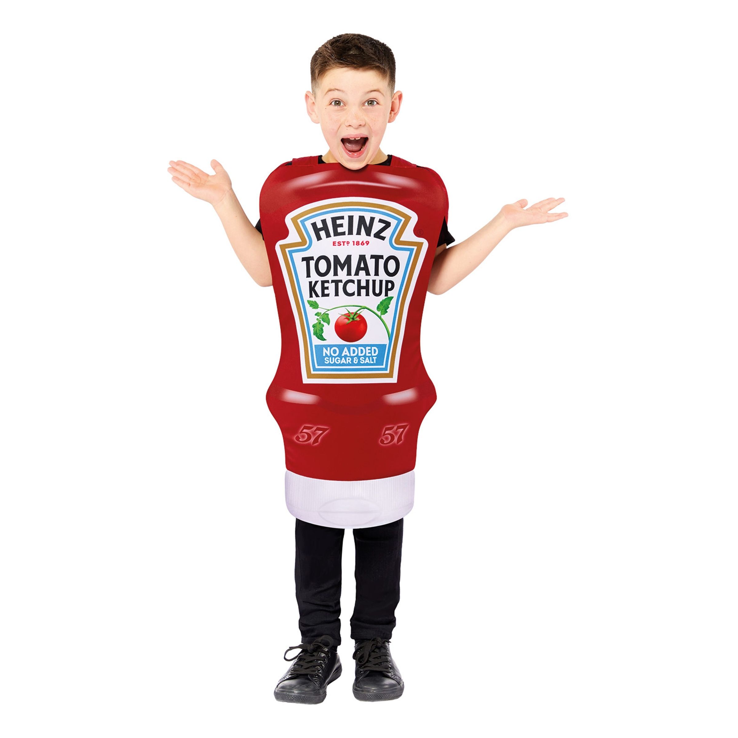 Läs mer om Heinz Ketchup Barn Maskeraddräkt - 3-7 år