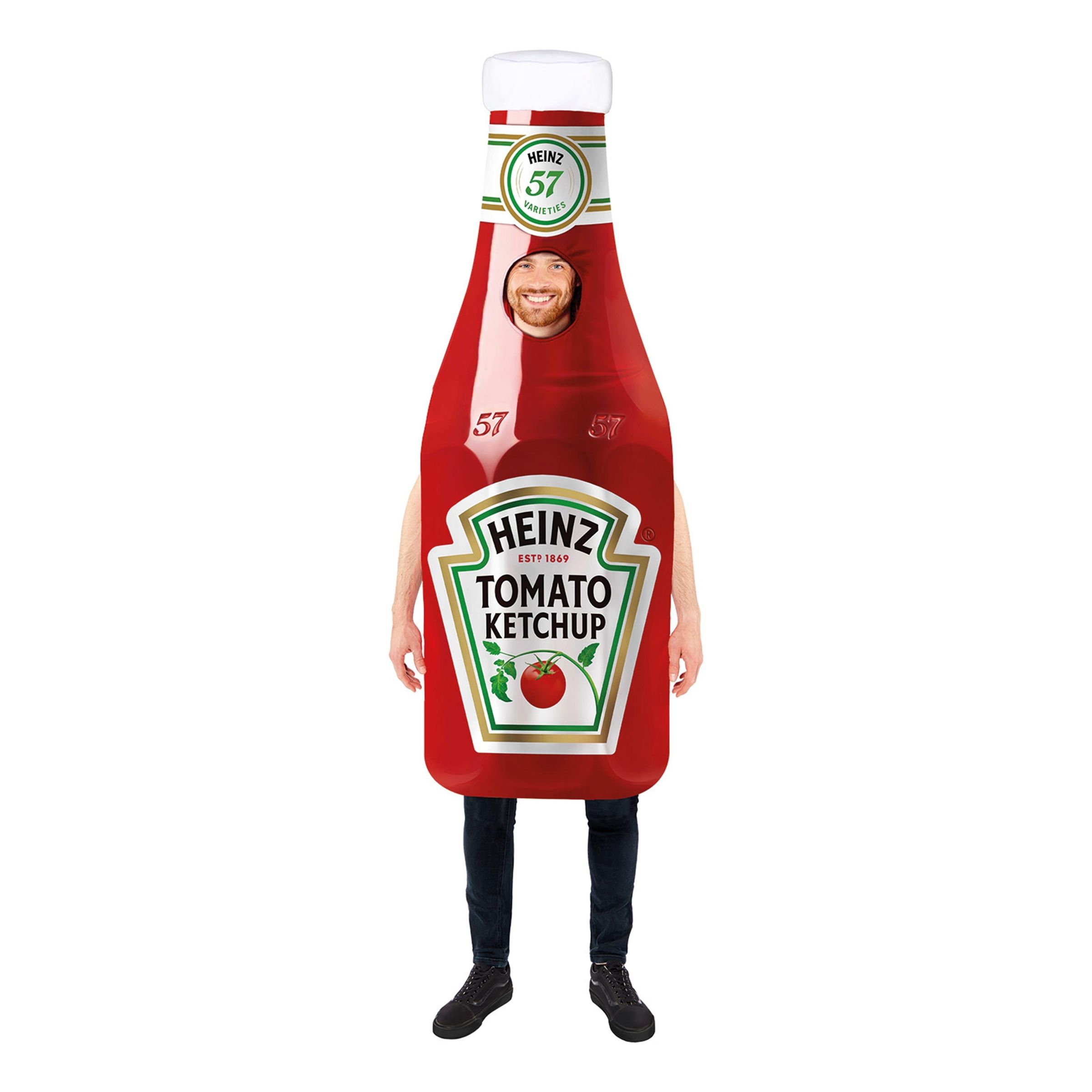 Läs mer om Heinz Ketchup Maskeraddräkt - One size