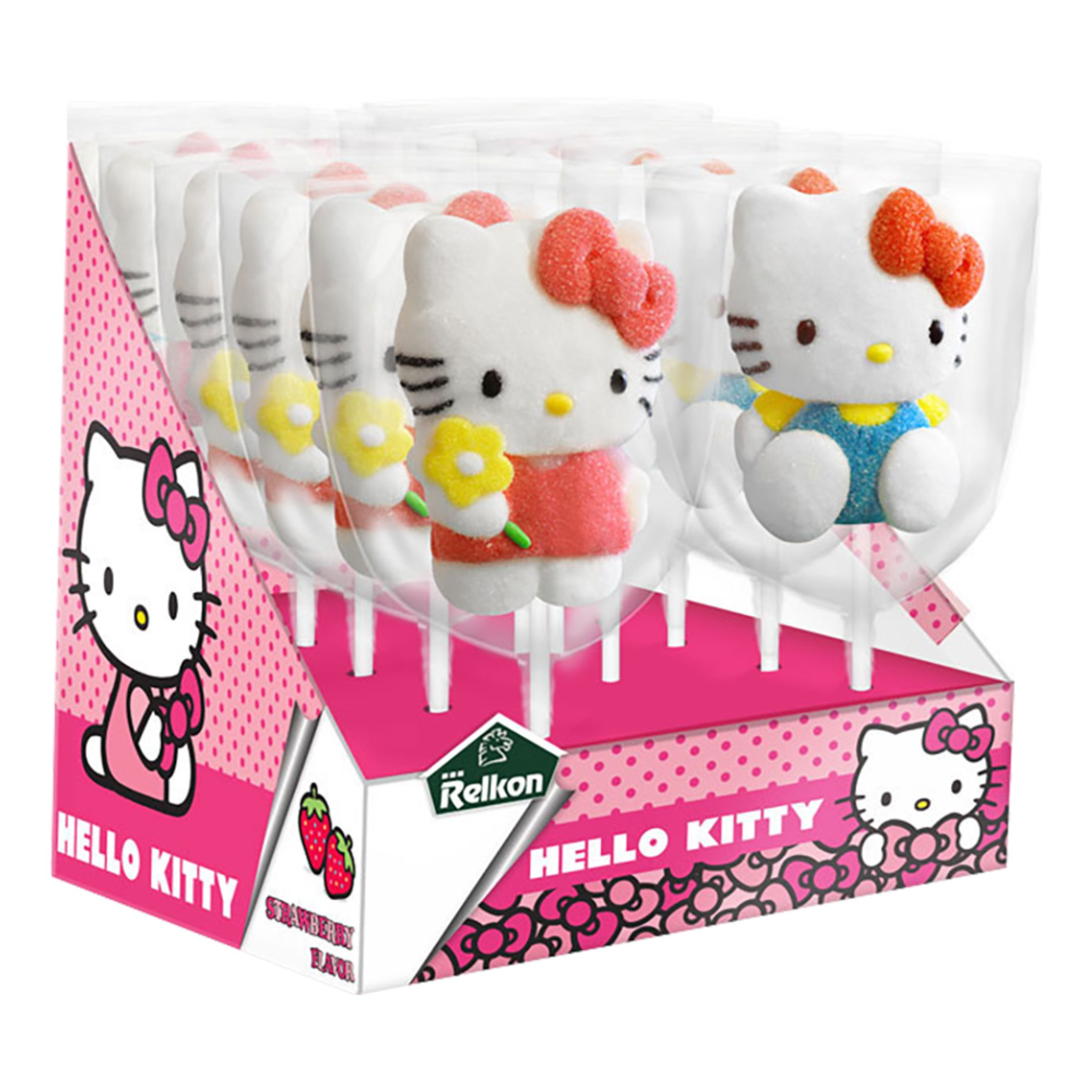 Hello Kitty Marshmallow Klubba - 12-pack | Hem - Teman - Presenter - Barnpresenter | Pryloteket
