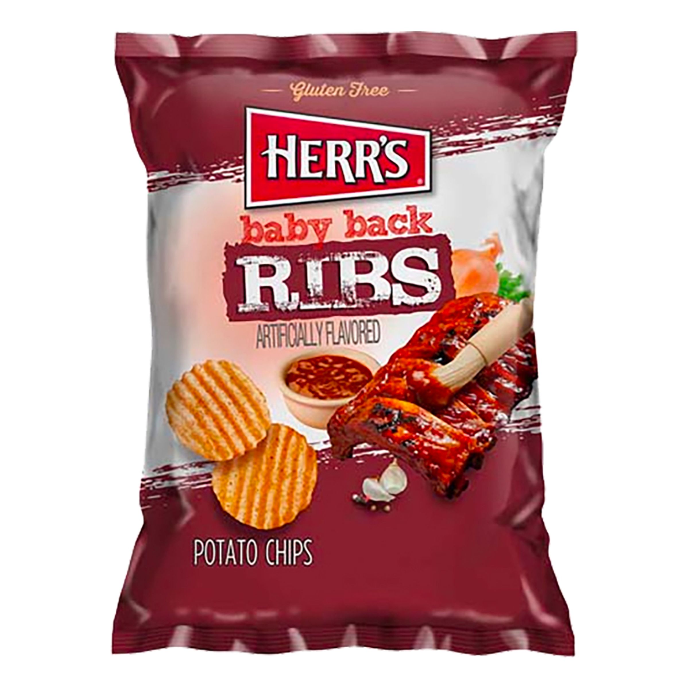 Herrs Baby Back Ribs Chips - 170 gram