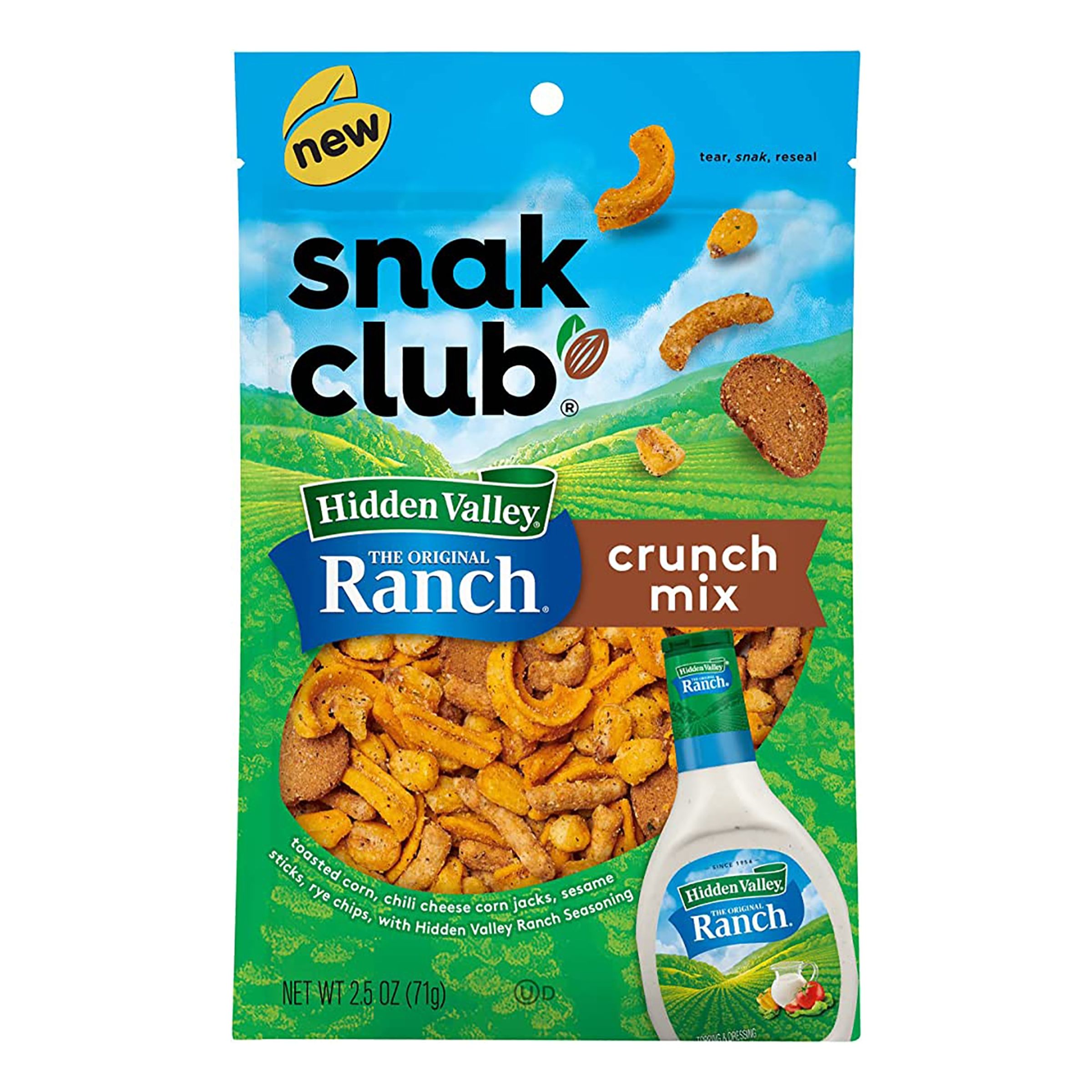 Läs mer om Hidden Vally Ranch Crunch Mix - 71 gram