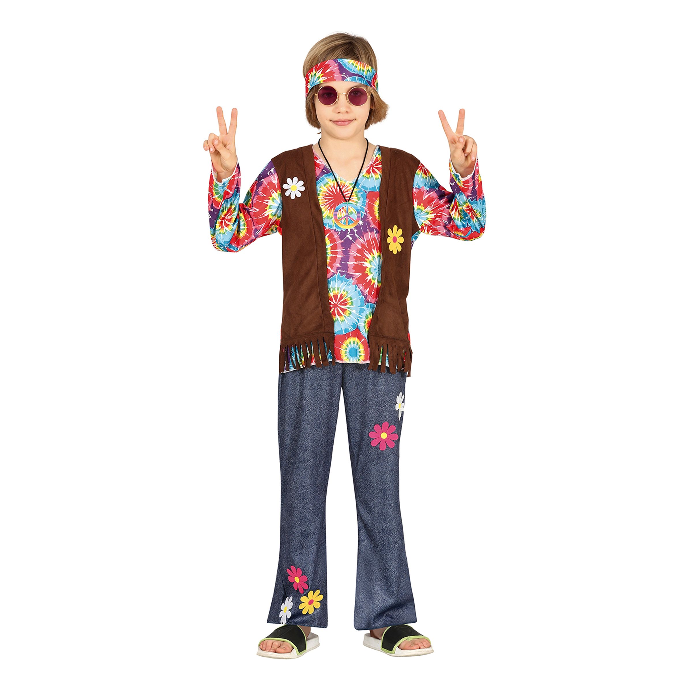 Hippie Barn Maskeraddräkt - Small | Hem - Maskerad - Maskeraddräkter - Barndräkter | Pryloteket
