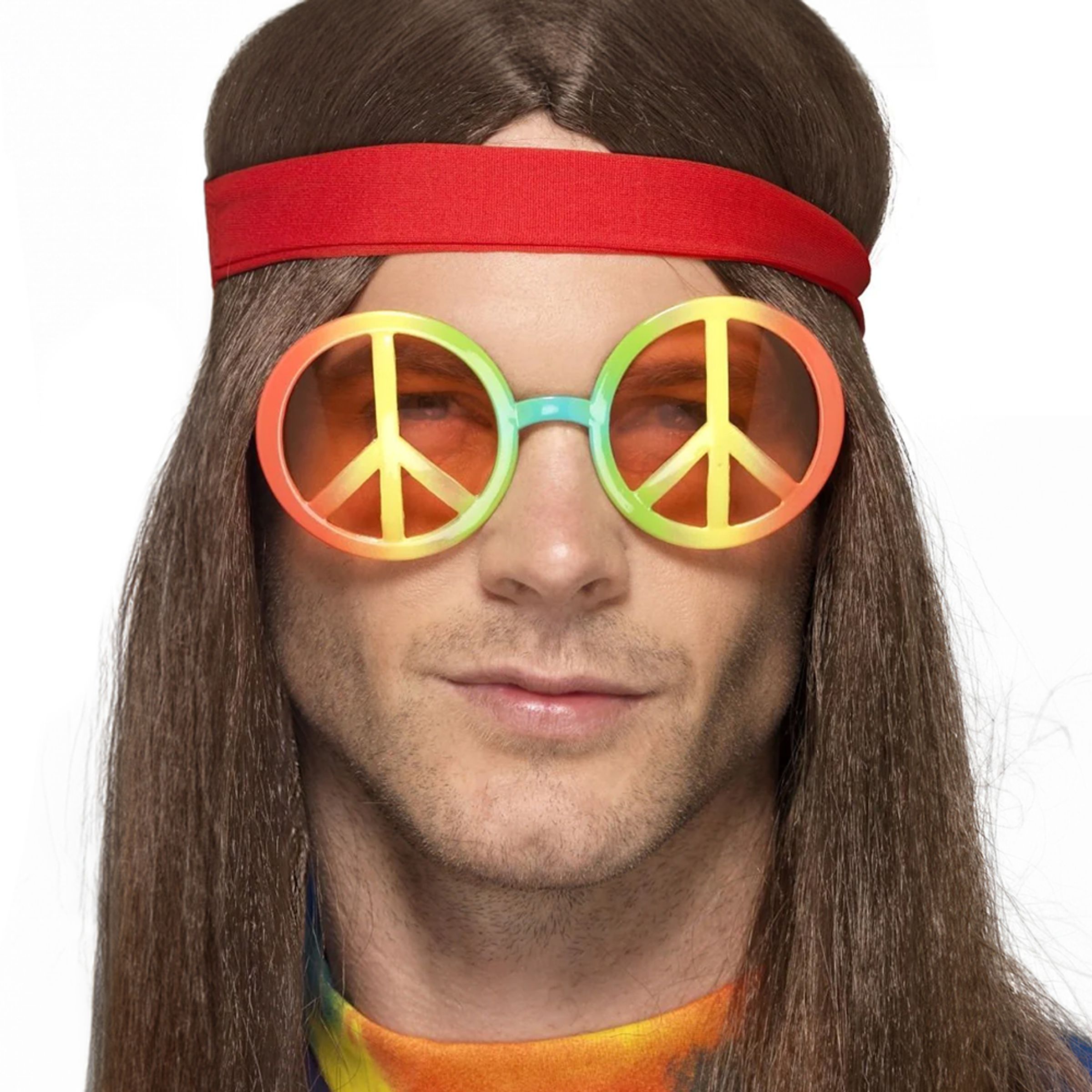 Hippie Peacemärke Glasögon - One size