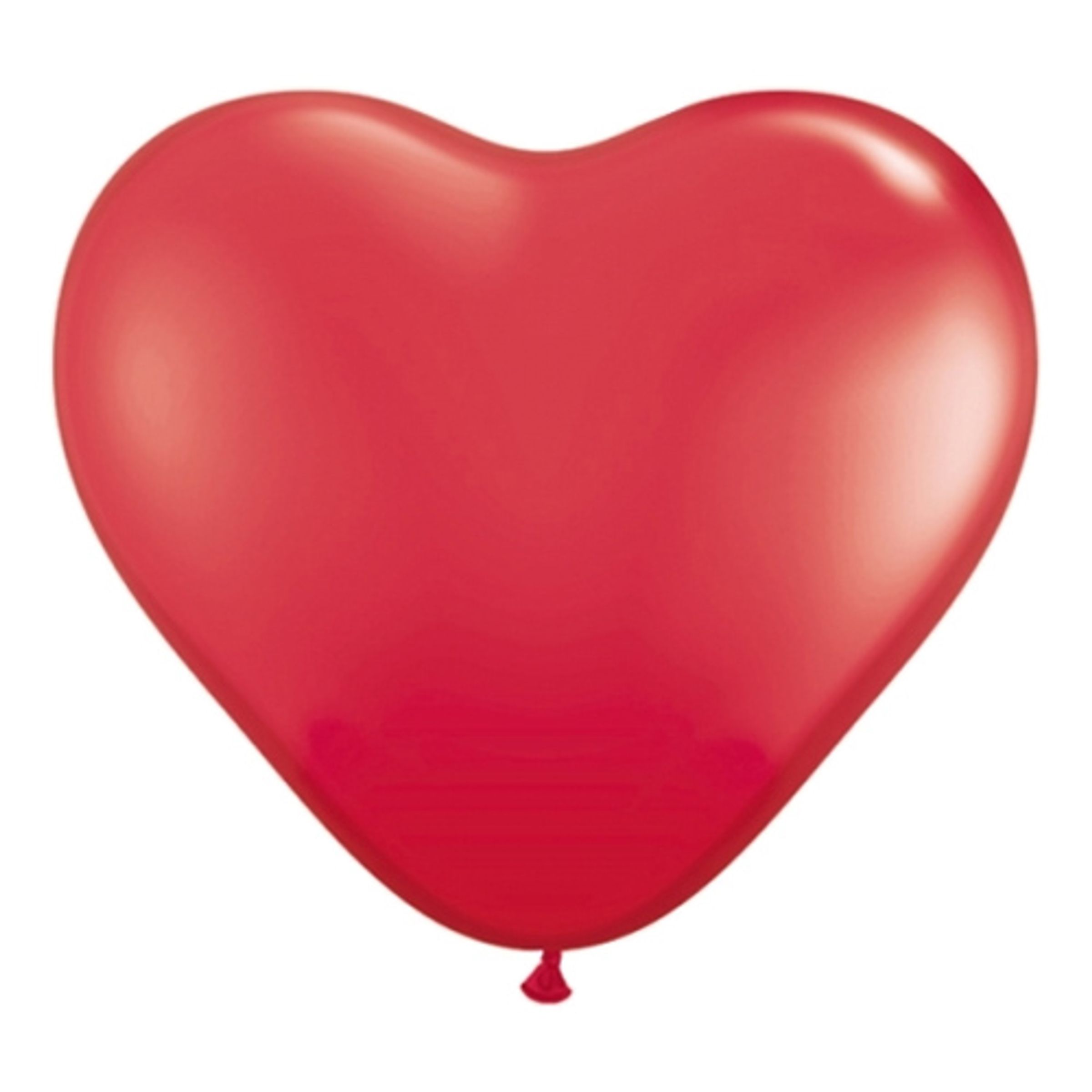 Hjärtballonger Röda - 25-pack