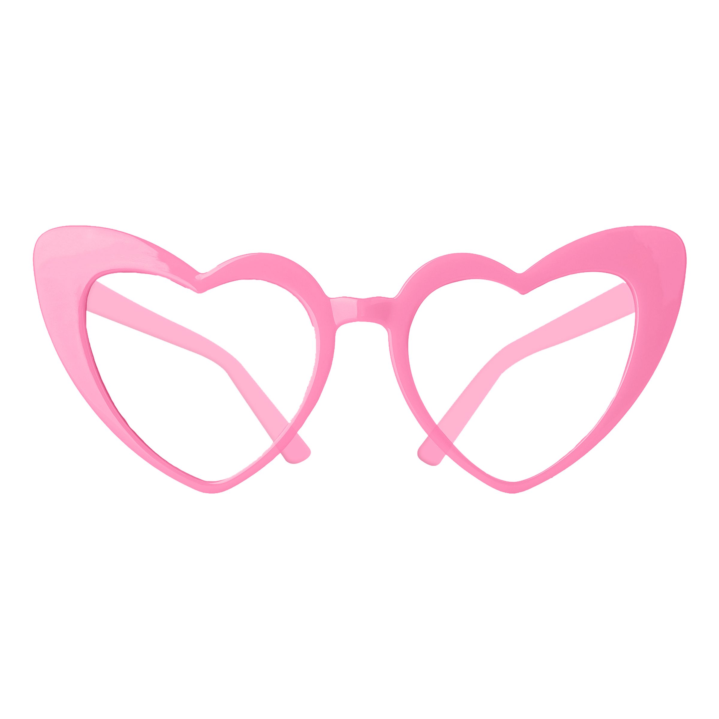 Hjärtglasögon Retro Rosa - One size | Hem - Teman - Evenemang - Möhippa | Maskeradspecialisten