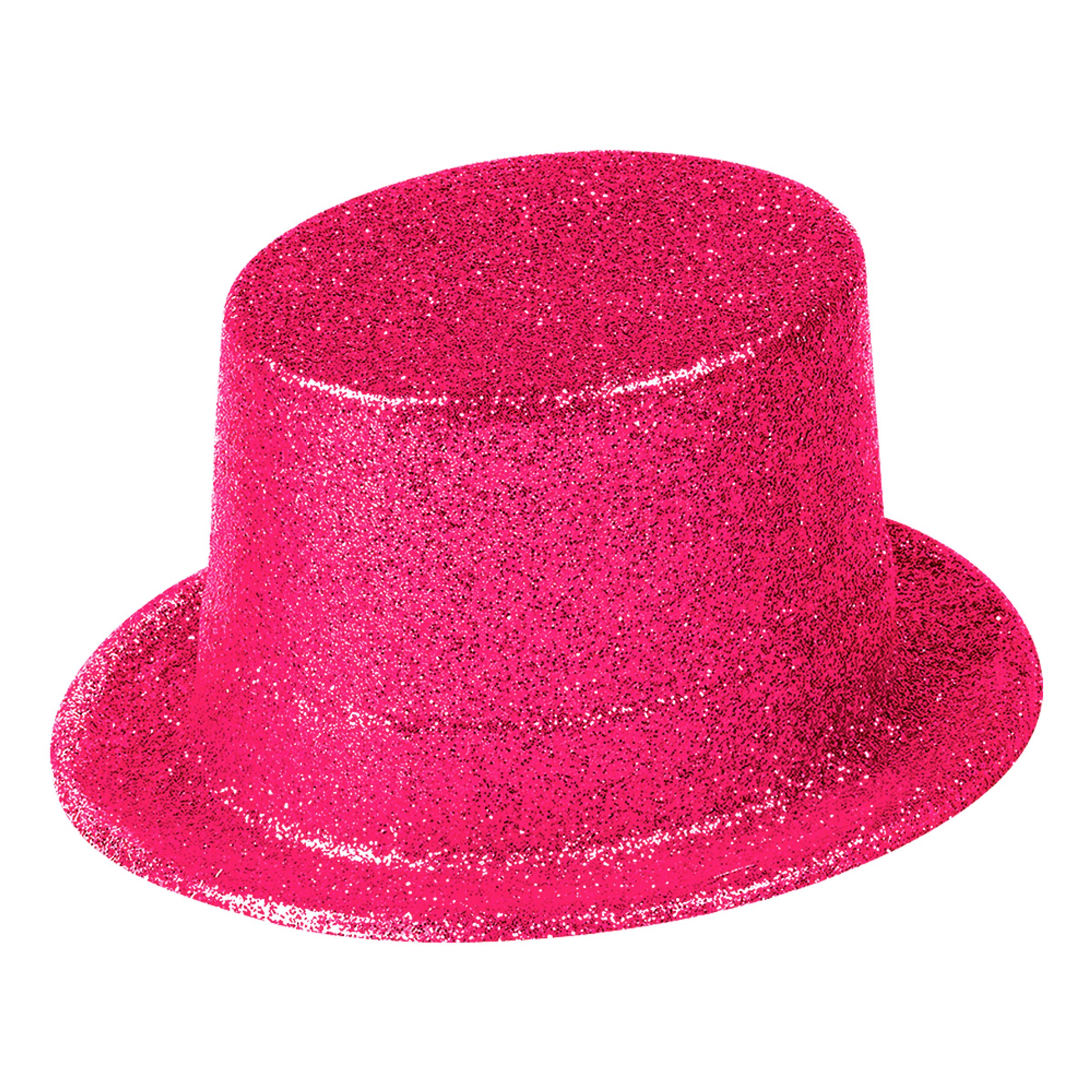 Läs mer om Höghatt Glitter Rosa - One size