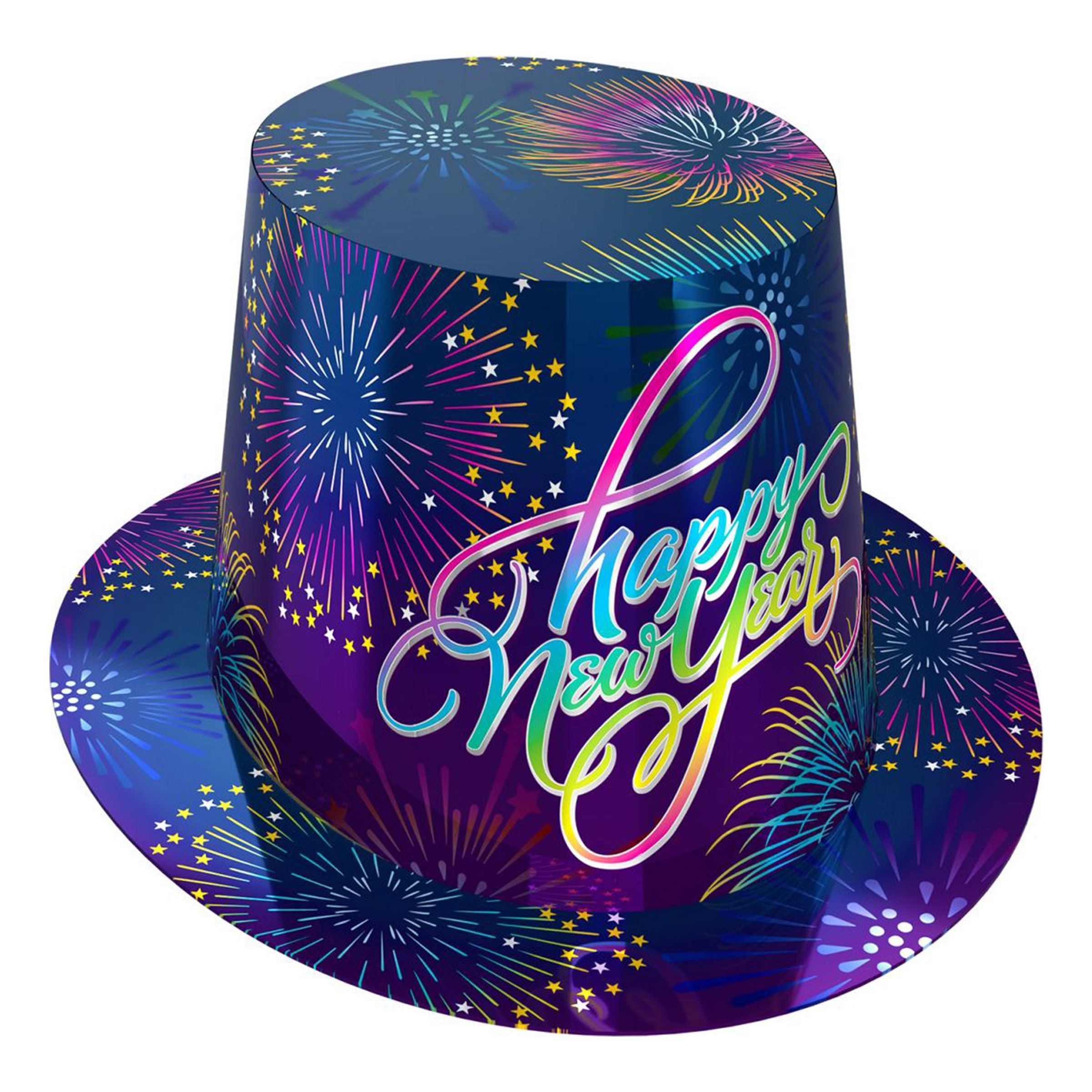 Höghatt Happy New Year - One size | Hem//Teman//Högtider//NYÅRSFEST | PartyOutlet