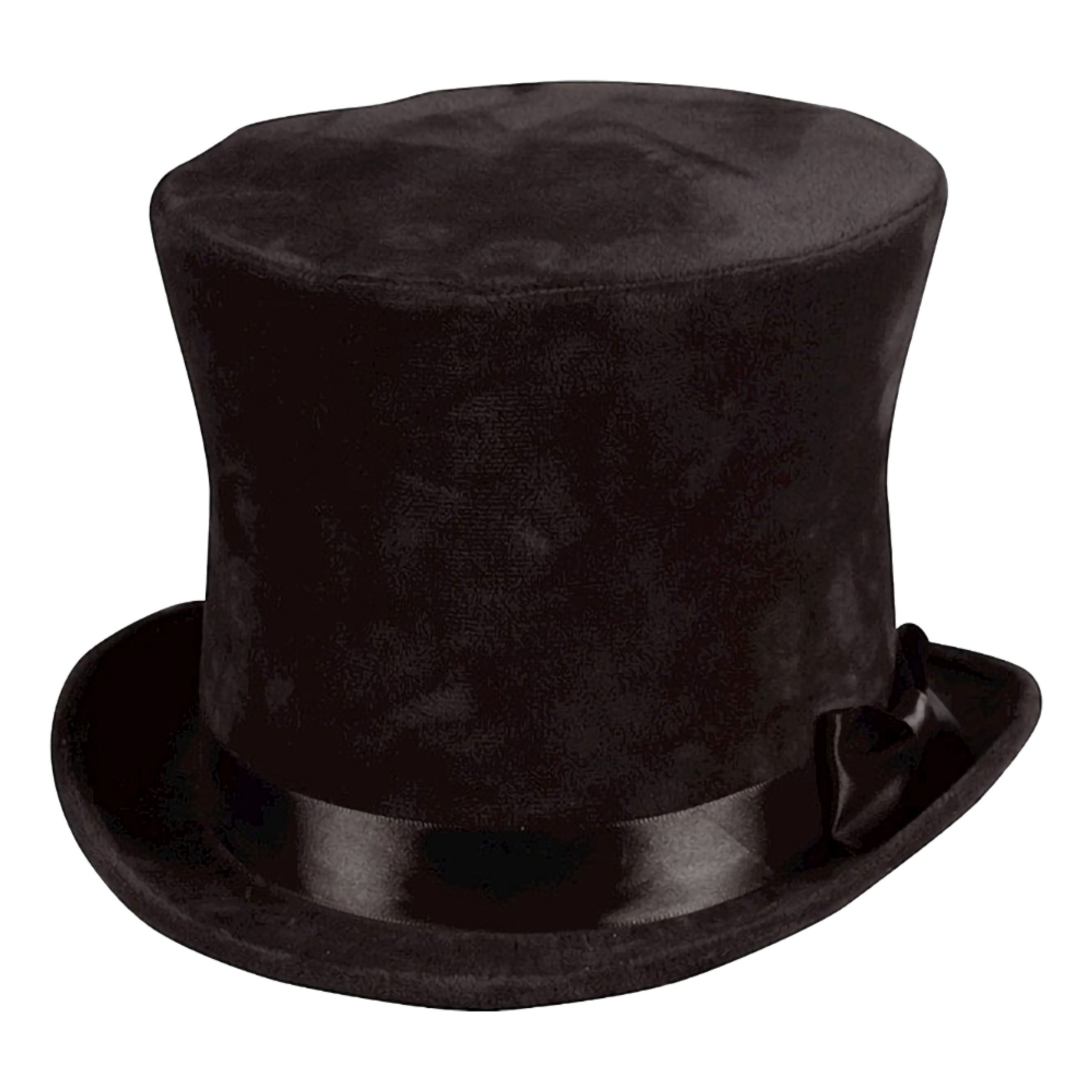 Höghatt Svart Flair Deluxe - 58 | Hem - Maskerad - Hattar - Vuxenhattar | Pryloteket