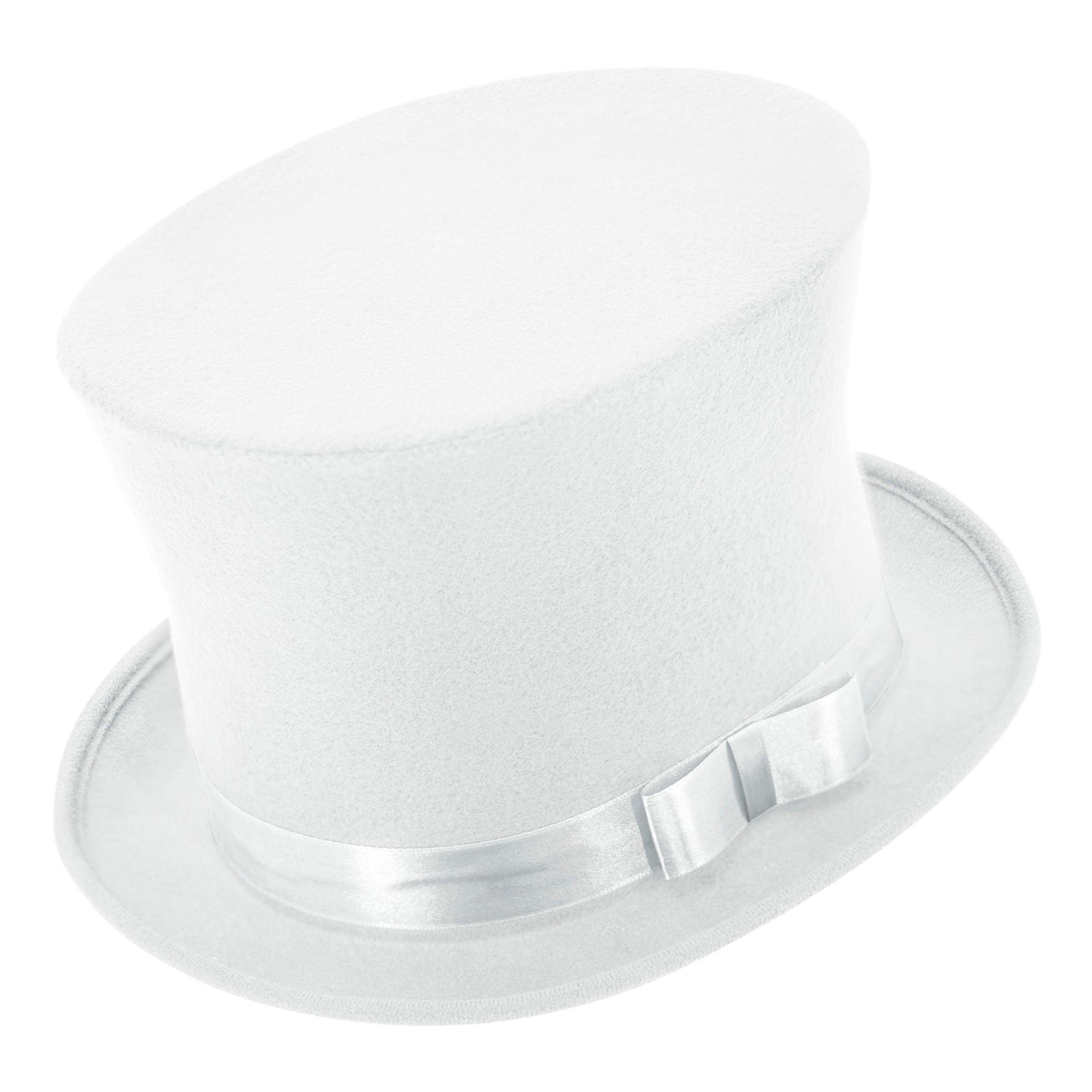 Höghatt Vit - One size | Hem - Maskerad - Hattar - Vuxenhattar | Party Outlet