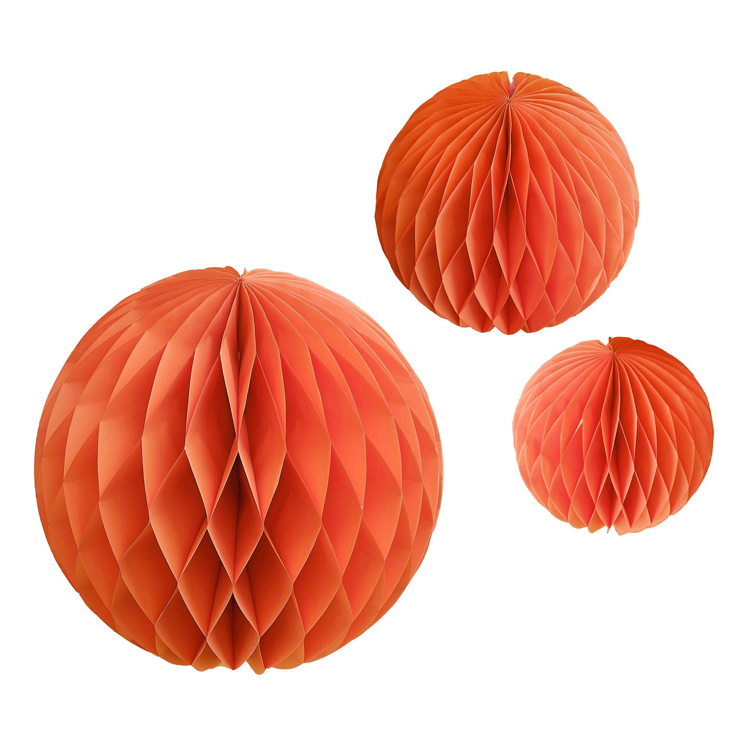 Honeycomb Boll Orange - 3-pack