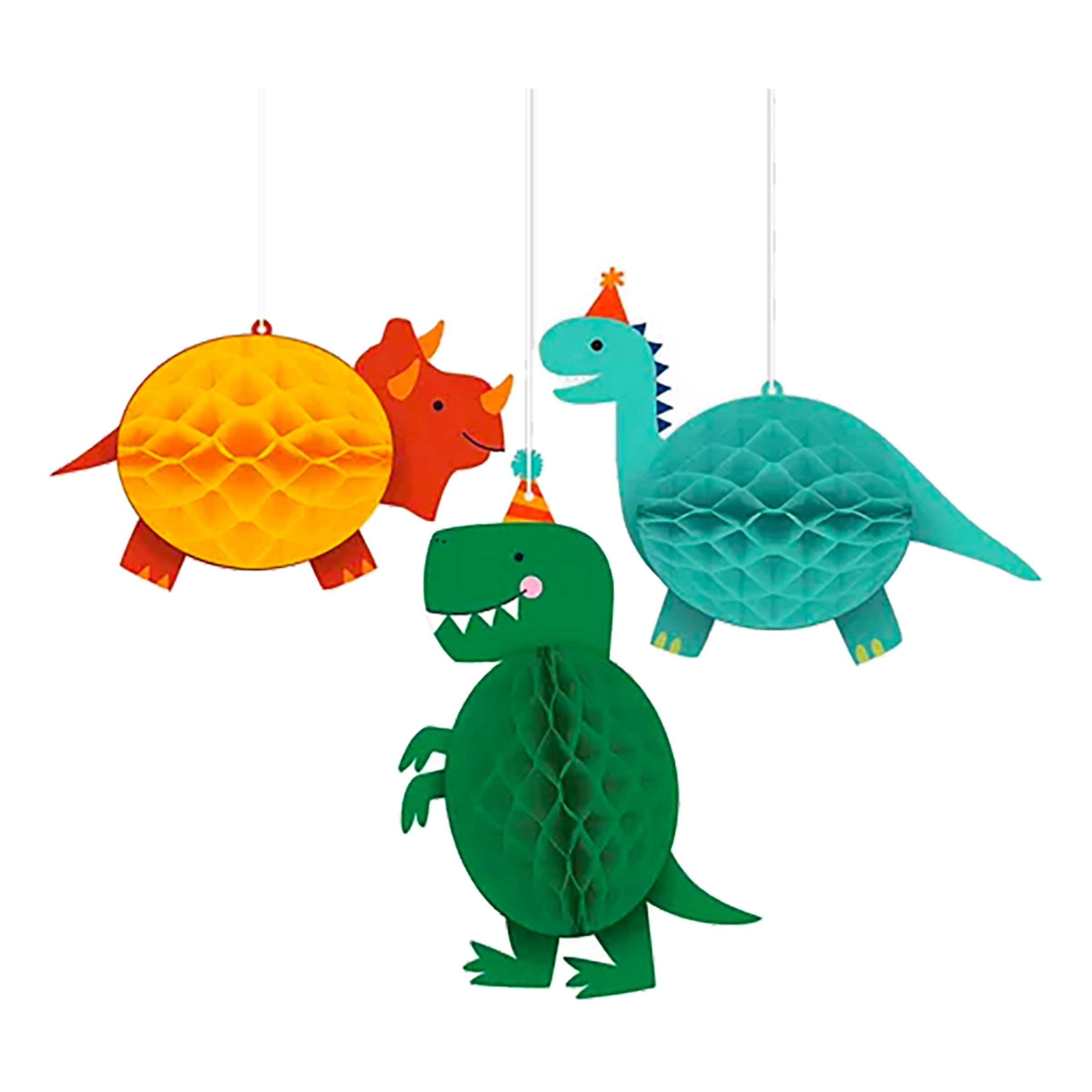 Honeycomb Dinosaurier - 3-pack