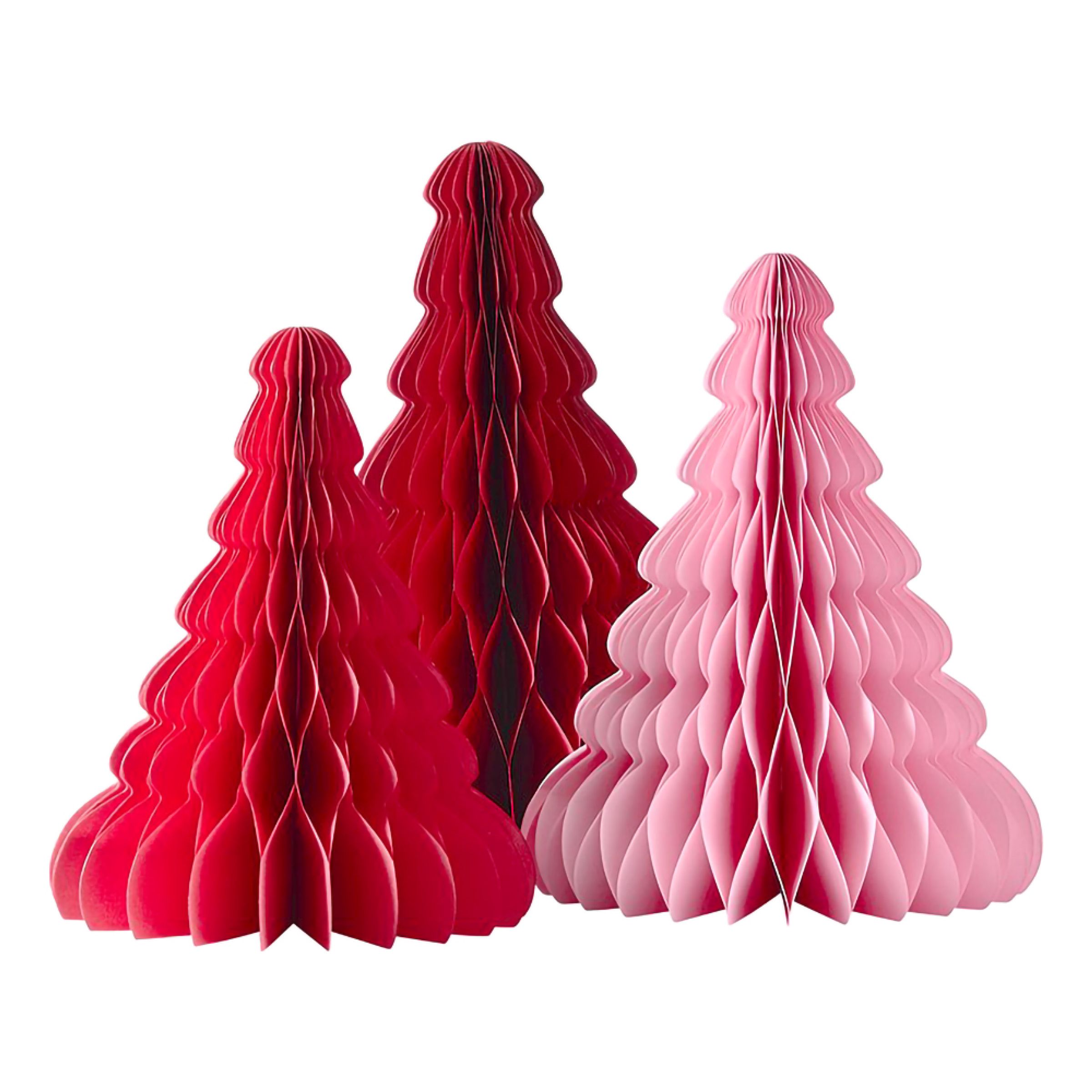 Honeycomb Granar Röd/Rosa - 3-pack | Hem - Teman - Färger - Rosa | Pryloteket