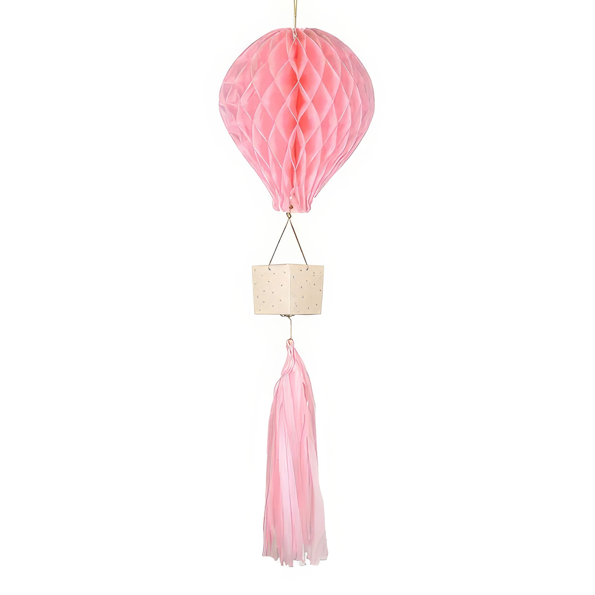 Läs mer om Honeycomb Luftballong Rosa