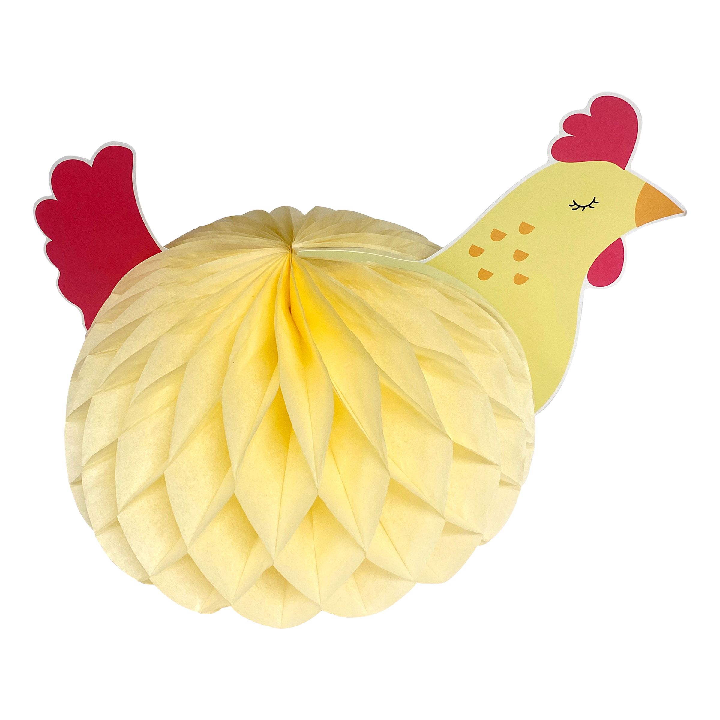 Honeycomb Tupp | Hem - Teman - Högtider - Påsk - Påskpynt | Maskeradspecialisten