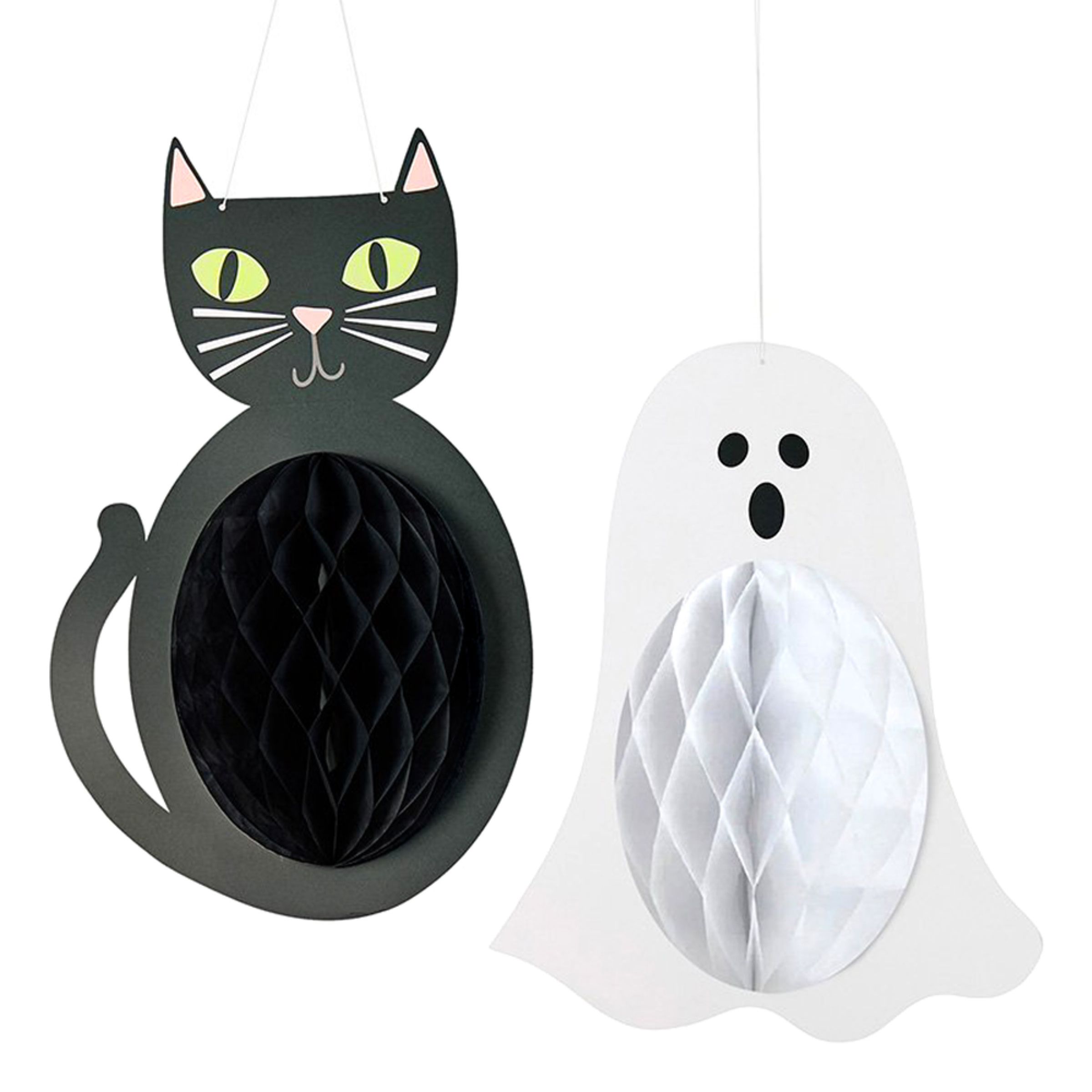 Honeycombs Spooky Halloween - 2-pack | Hem - Teman - Färger - Svart | Pryloteket