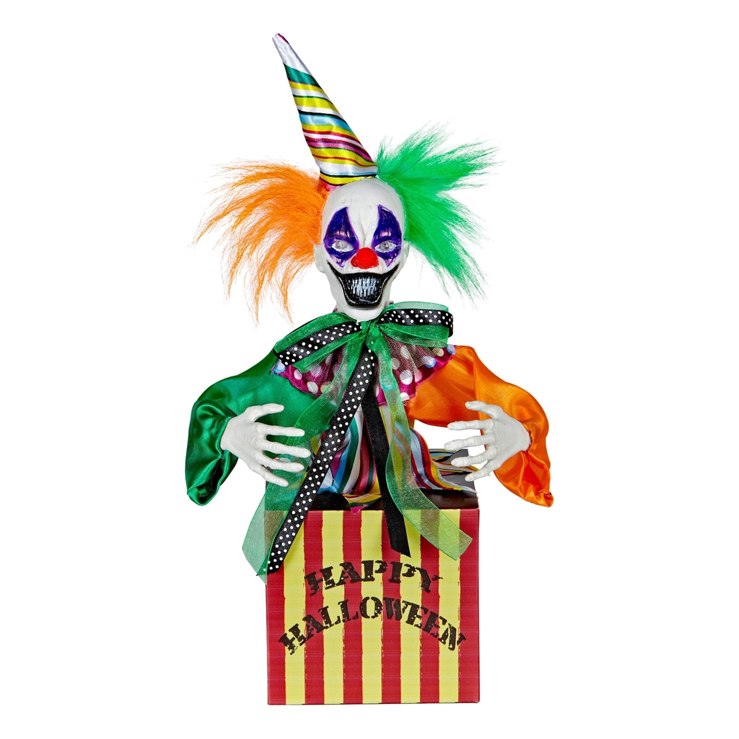 Hoppande och Skrattande Clown Prop | Hem - Maskerad - Dekor & Rekvisita - Props | Party Outlet
