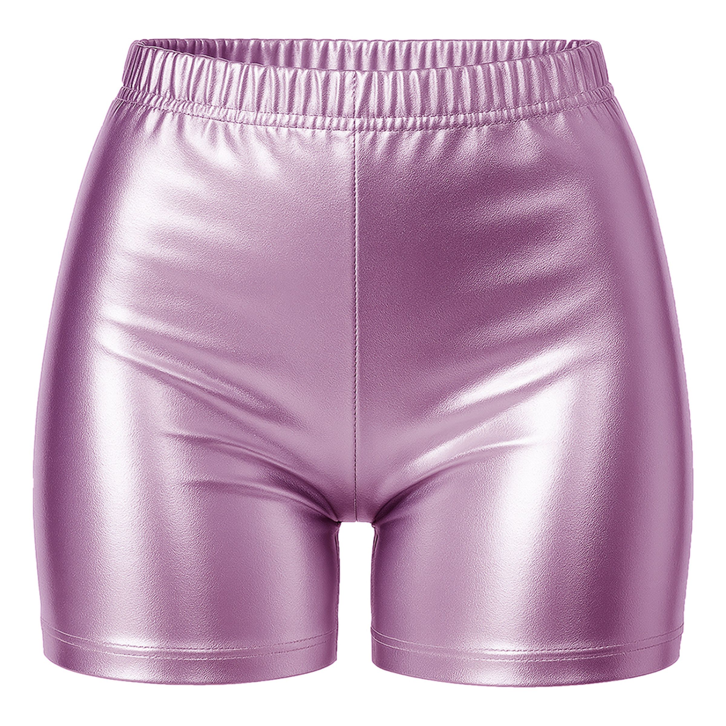 Hotpants Ljusrosa Metallic - Medium | Hem - Teman - Färger - Rosa | Maskeradspecialisten