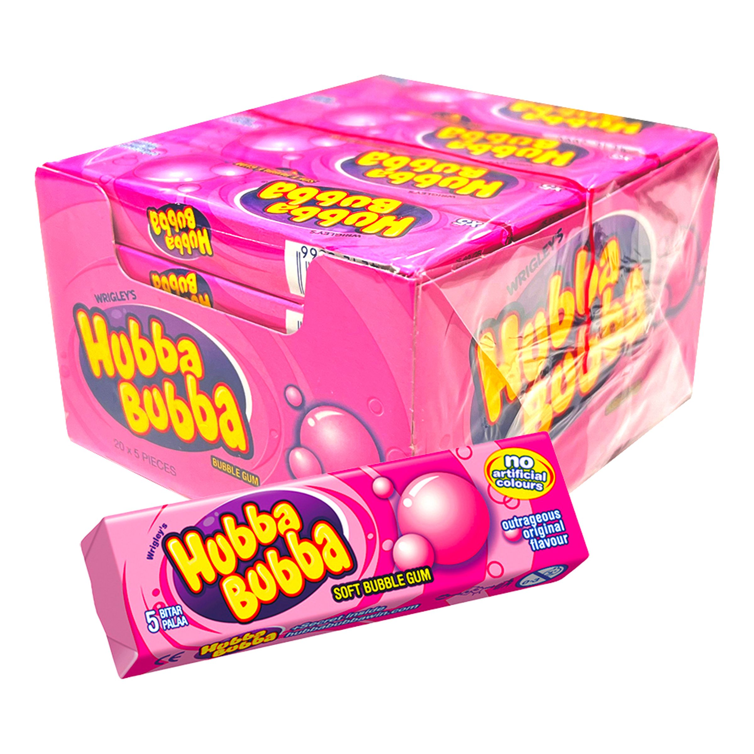 Hubba Bubba Original Storpack - 20-pack