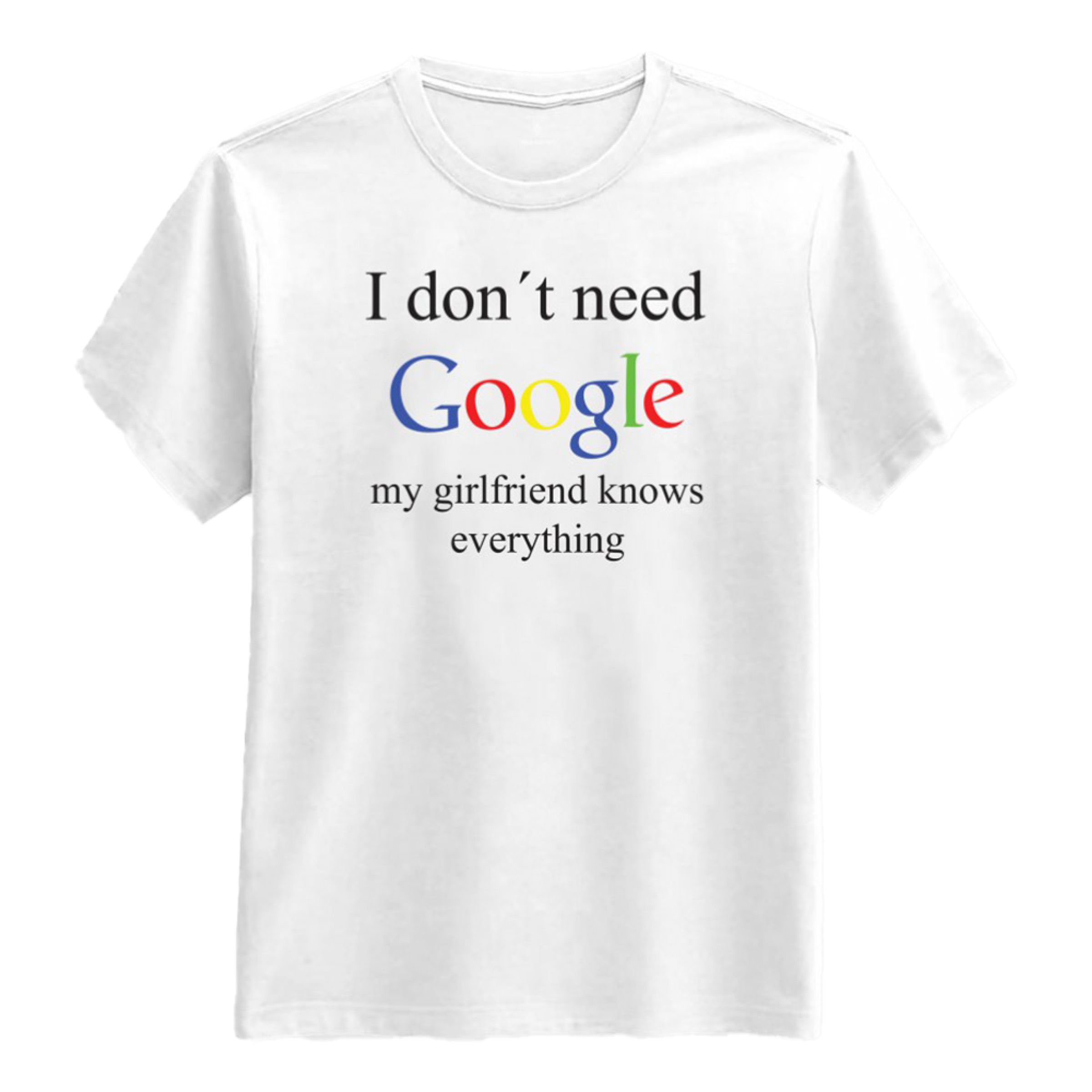Girlfriend Google T-shirt - XX-Large
