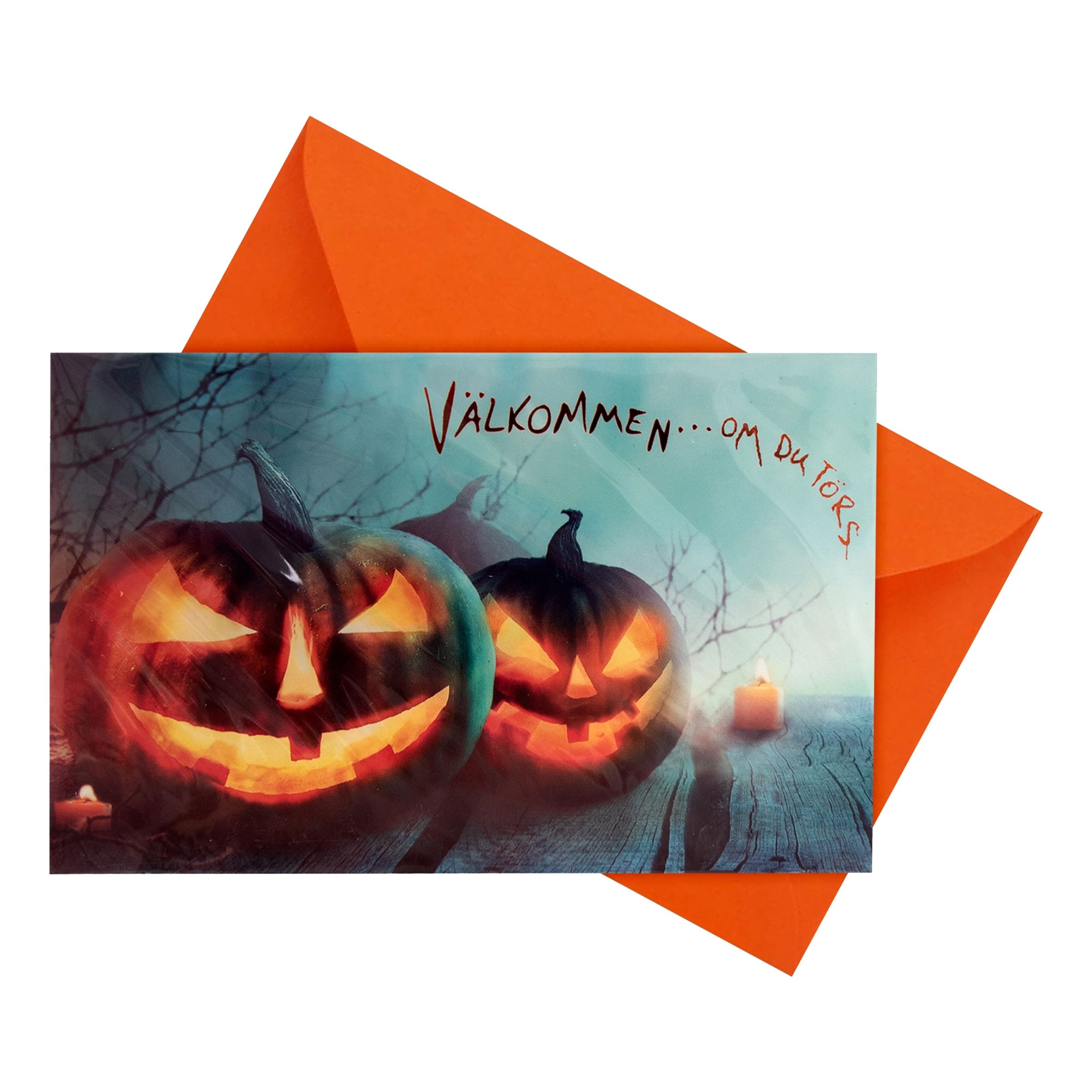 Läs mer om Inbjudningskort Halloween - 8-pack