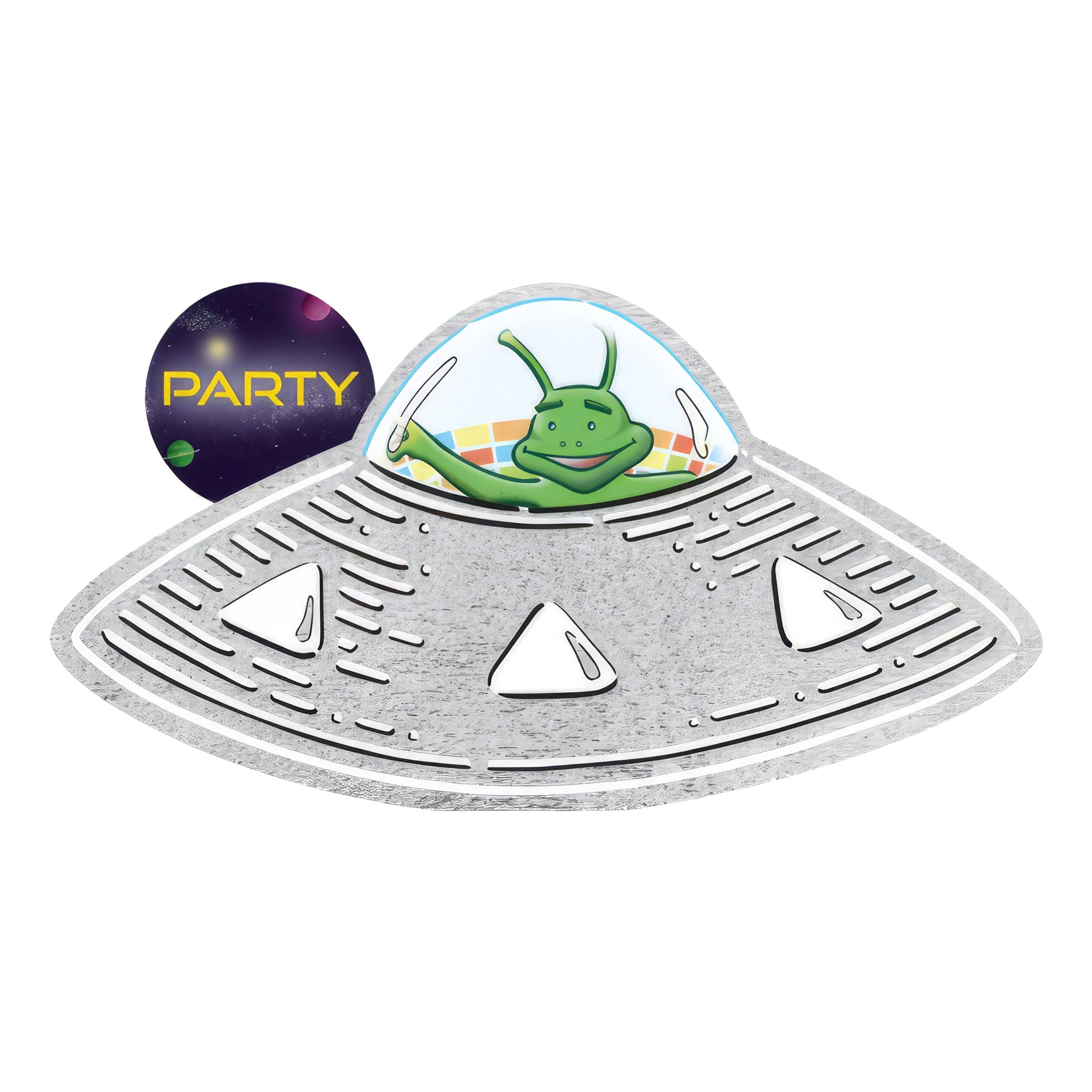 Läs mer om Inbjudningskort Space Party - 8-pack
