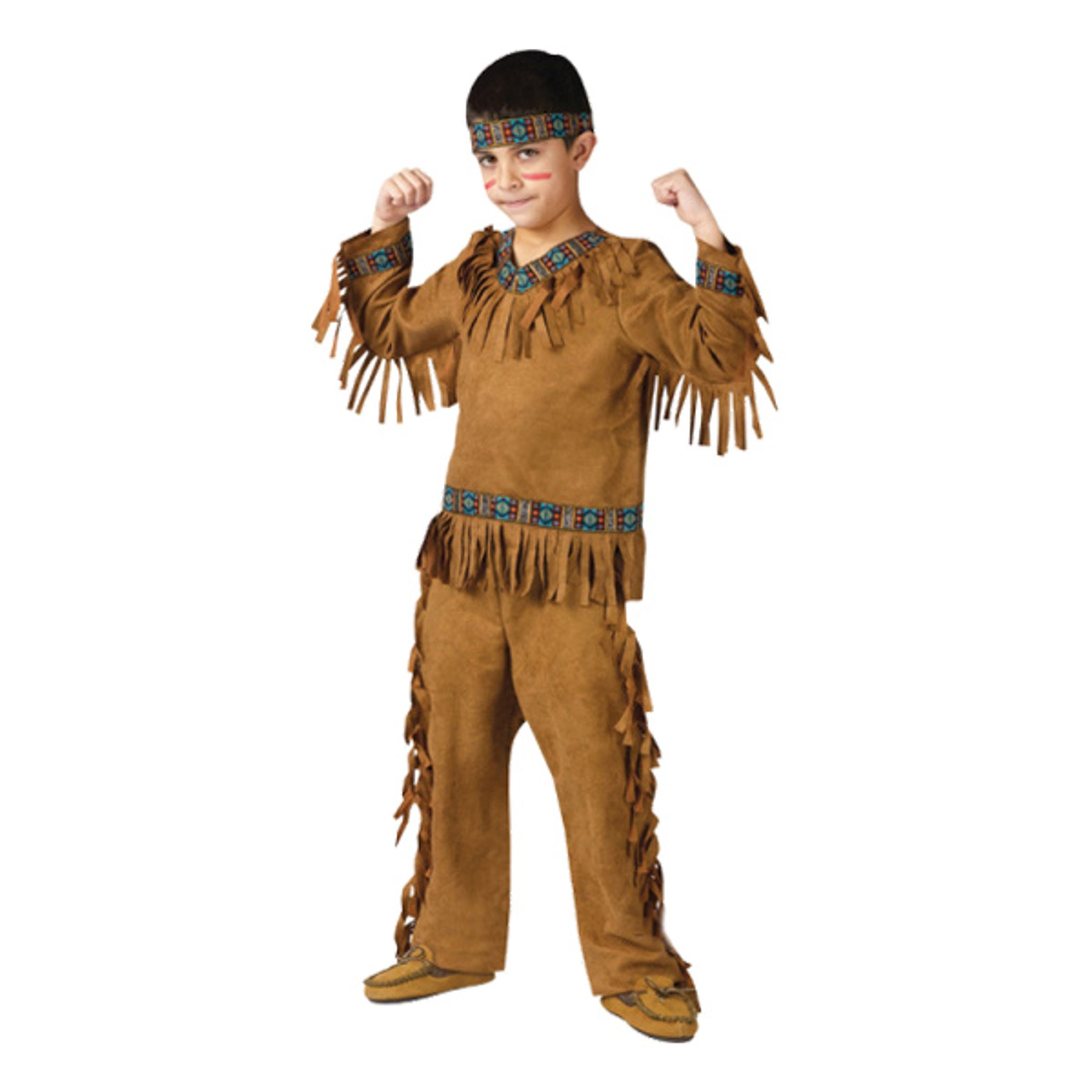 Native American Barn Maskeraddräkt - Medium