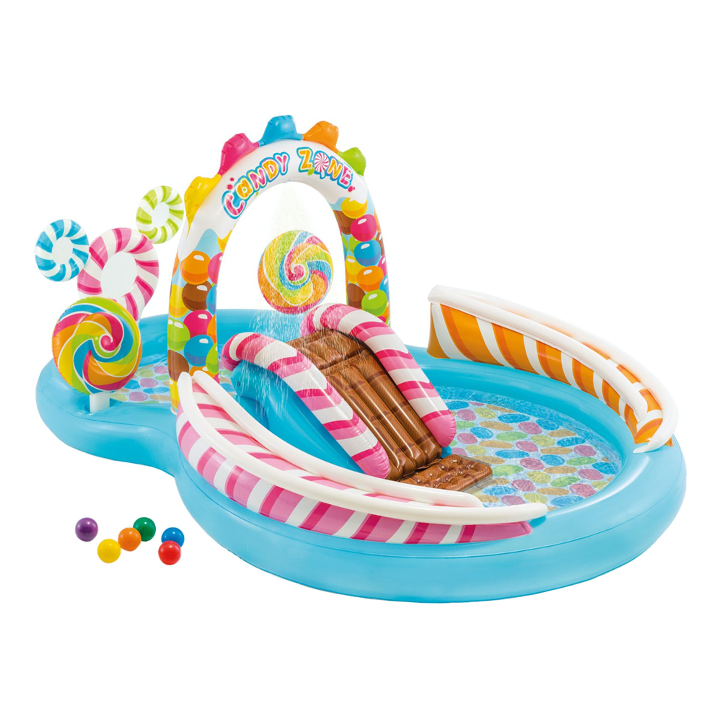 Intex Candy Zone Uppblåsbart Lekland för Barn
