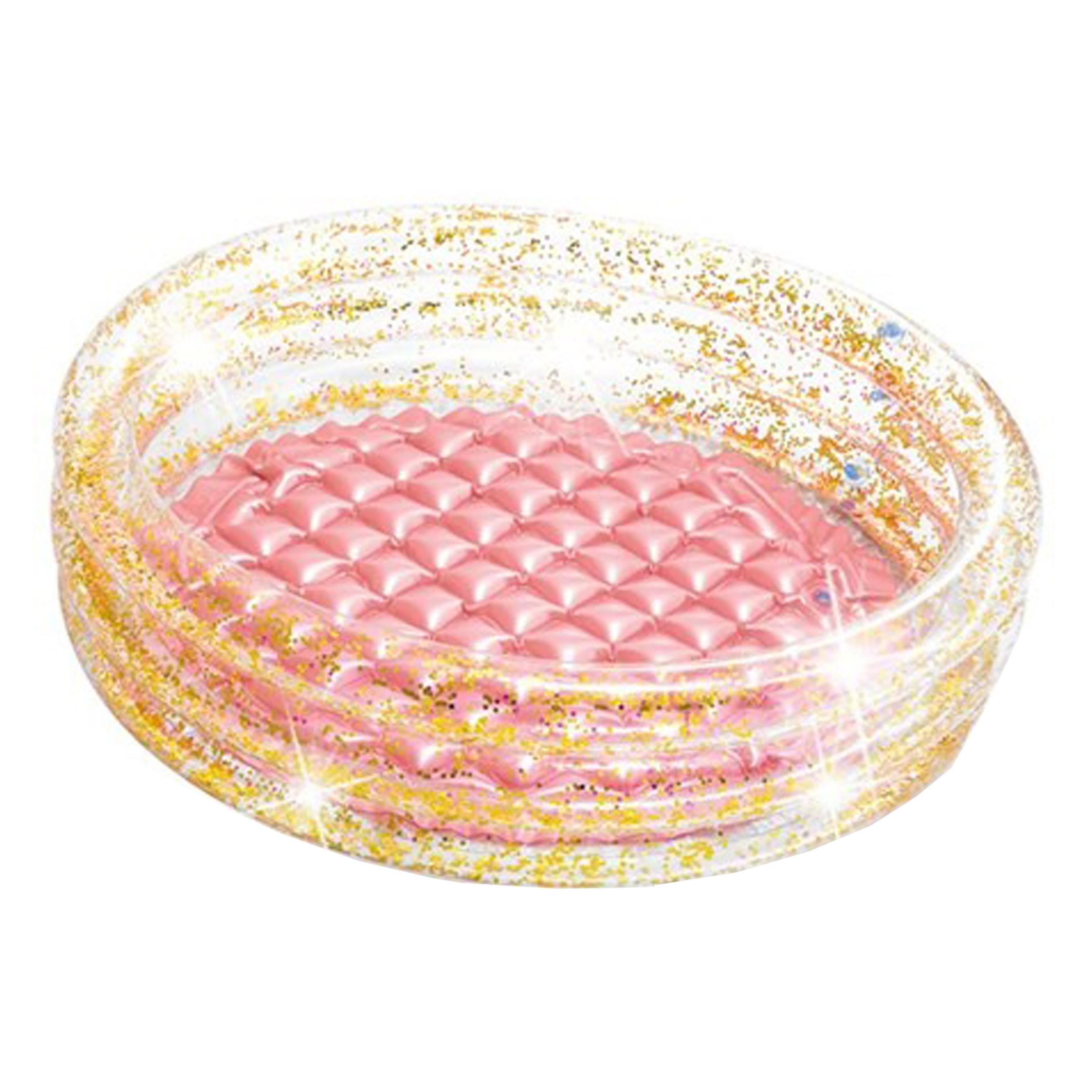 Intex Uppblåsbar Babypool Glitter