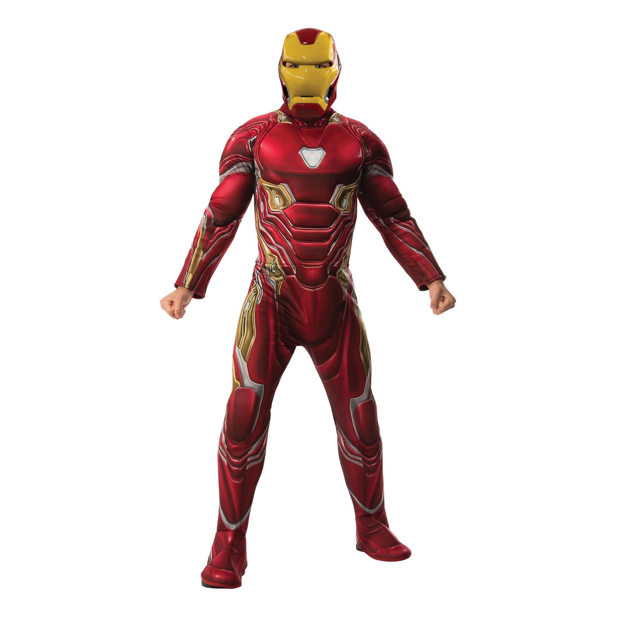Läs mer om Iron Man Deluxe Maskeraddräkt - X-Large