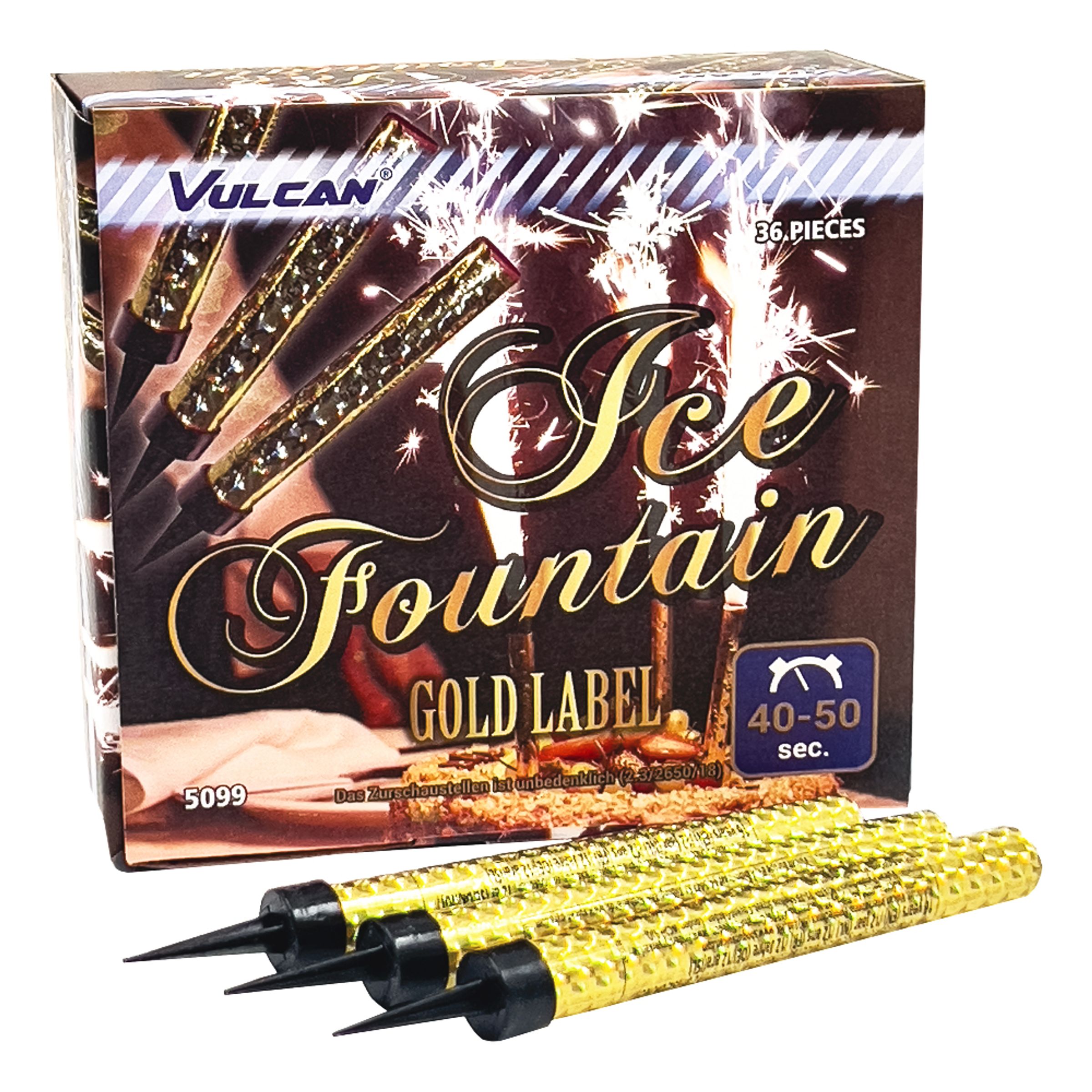 Isfacklor Guld - 36-pack