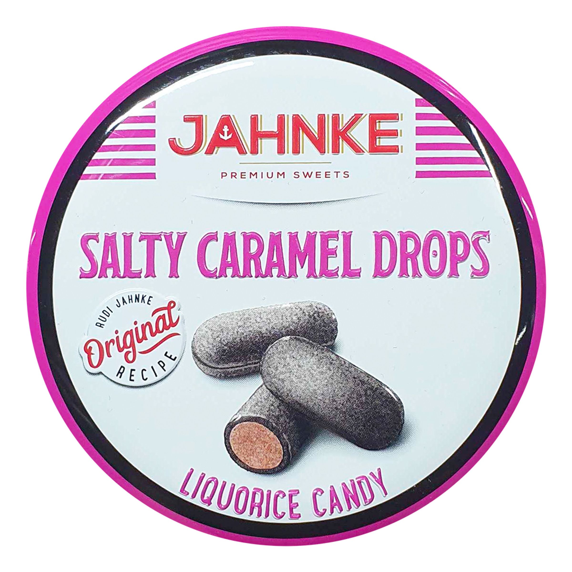 Läs mer om Jahnke Salty Caramel Drops - 135 gram