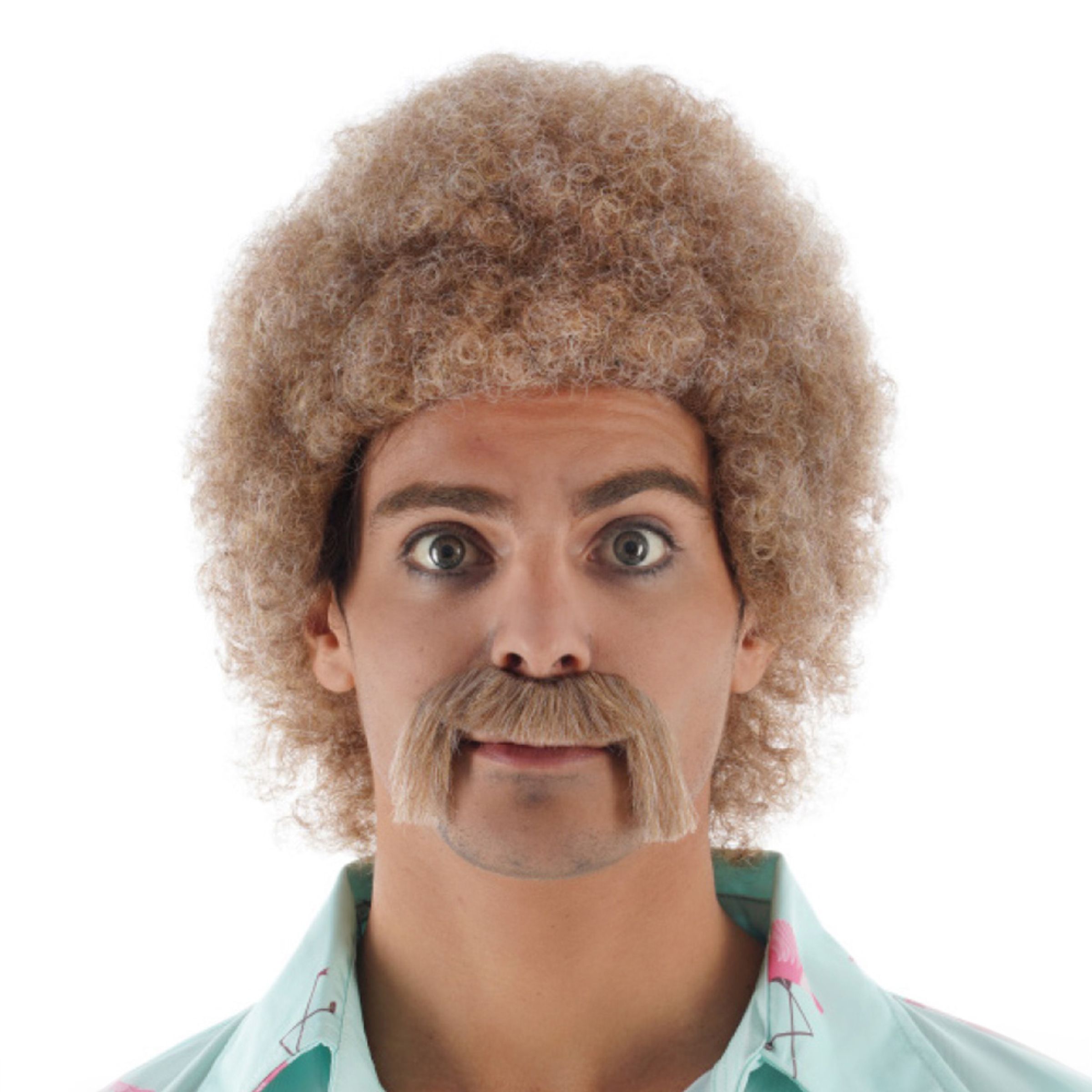 Jeff Krullig Peruk - One size | Hem - Maskerad - Peruker | Pryloteket