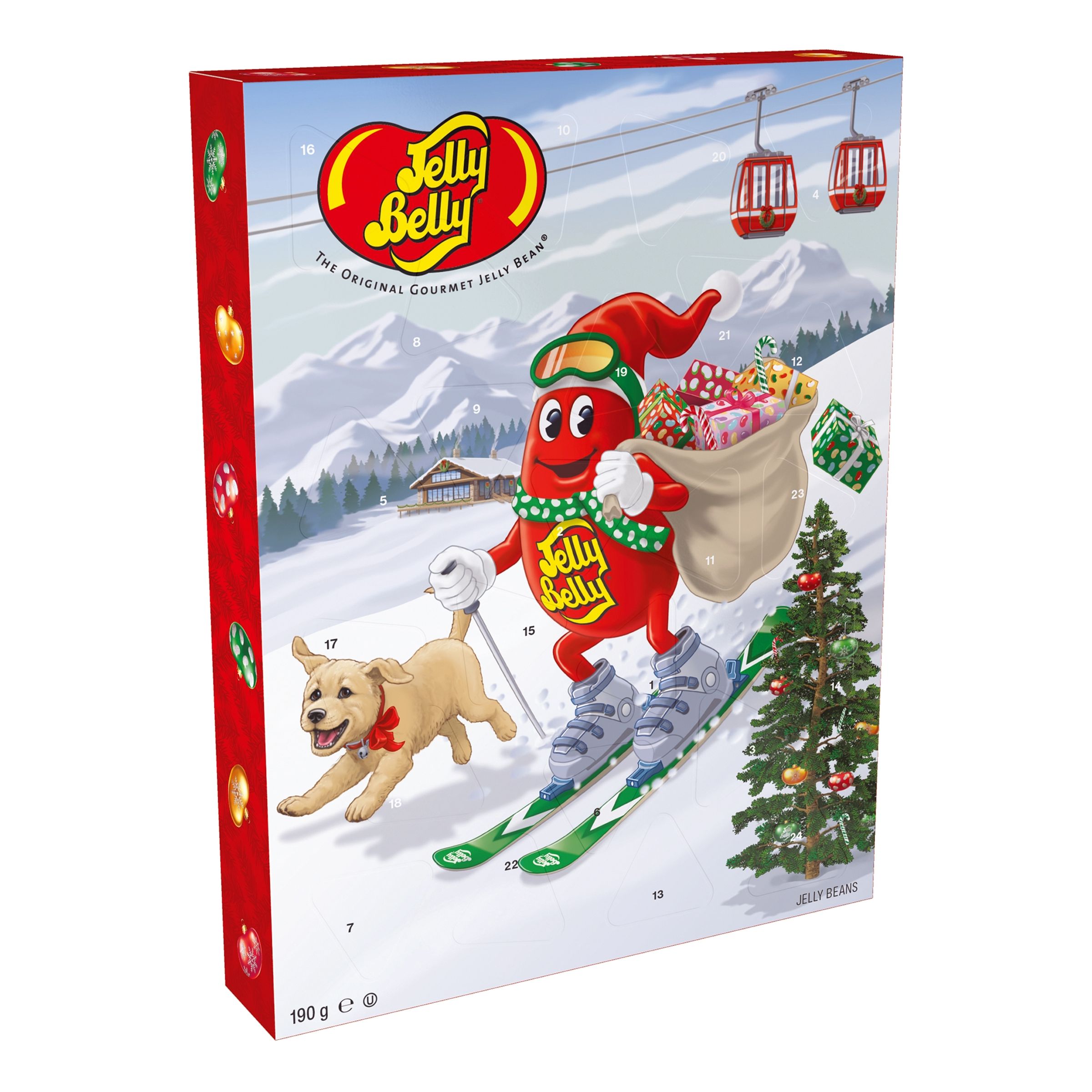 Läs mer om Jelly Belly Julkalender Godis - 190 gram