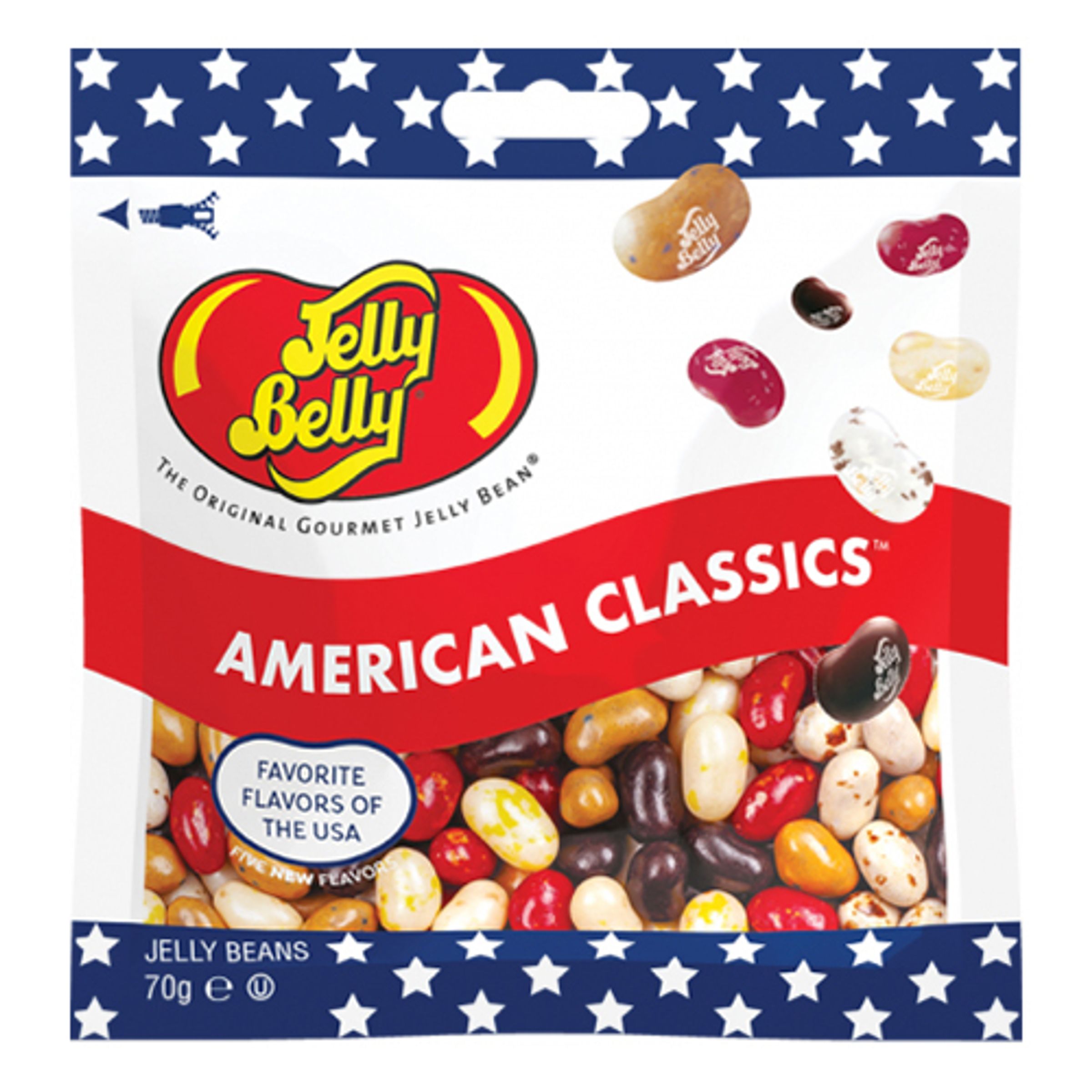Läs mer om Jelly Belly American Classics - 70 gram