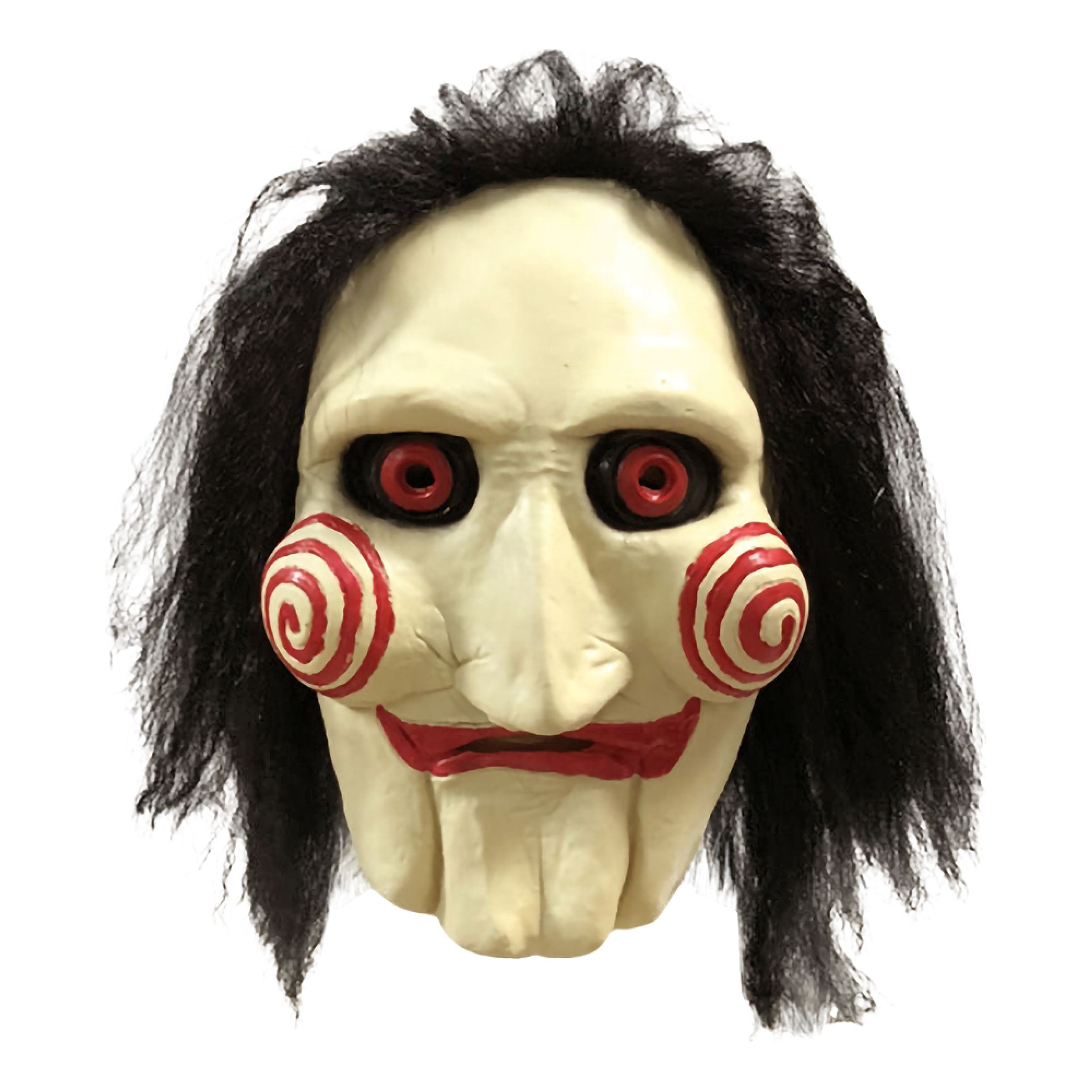 Jigsaw Puppet Latexmask - One size | Hem - Maskerad - Masker - Halloweenmasker | Pryloteket