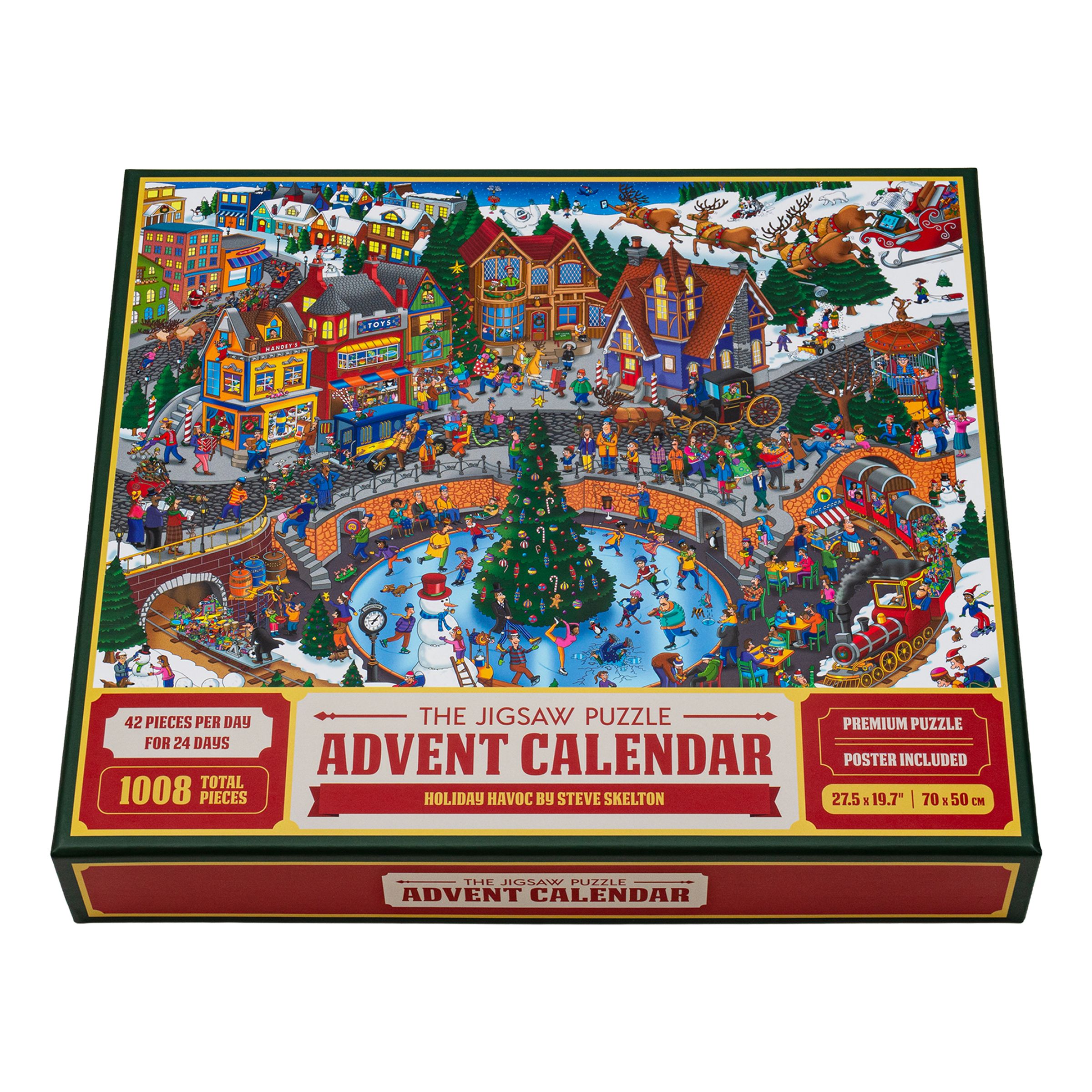 Jigsaw Pussel Adventskalender | Hem - Roliga Prylar - Spel & Lek - Pussel | Party Outlet