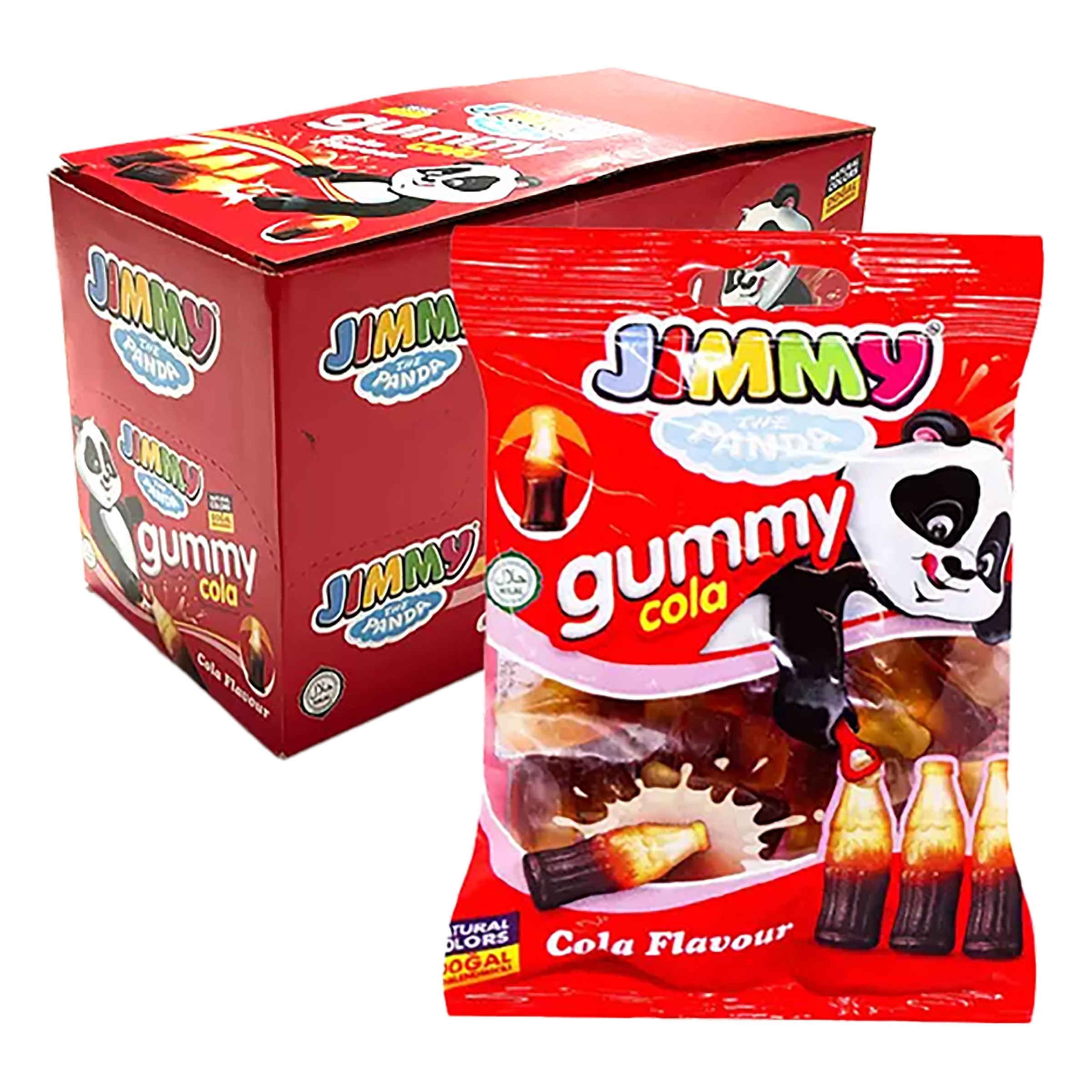 Jimmy the Panda Gummy Cola Økonomipakke - 12-pak